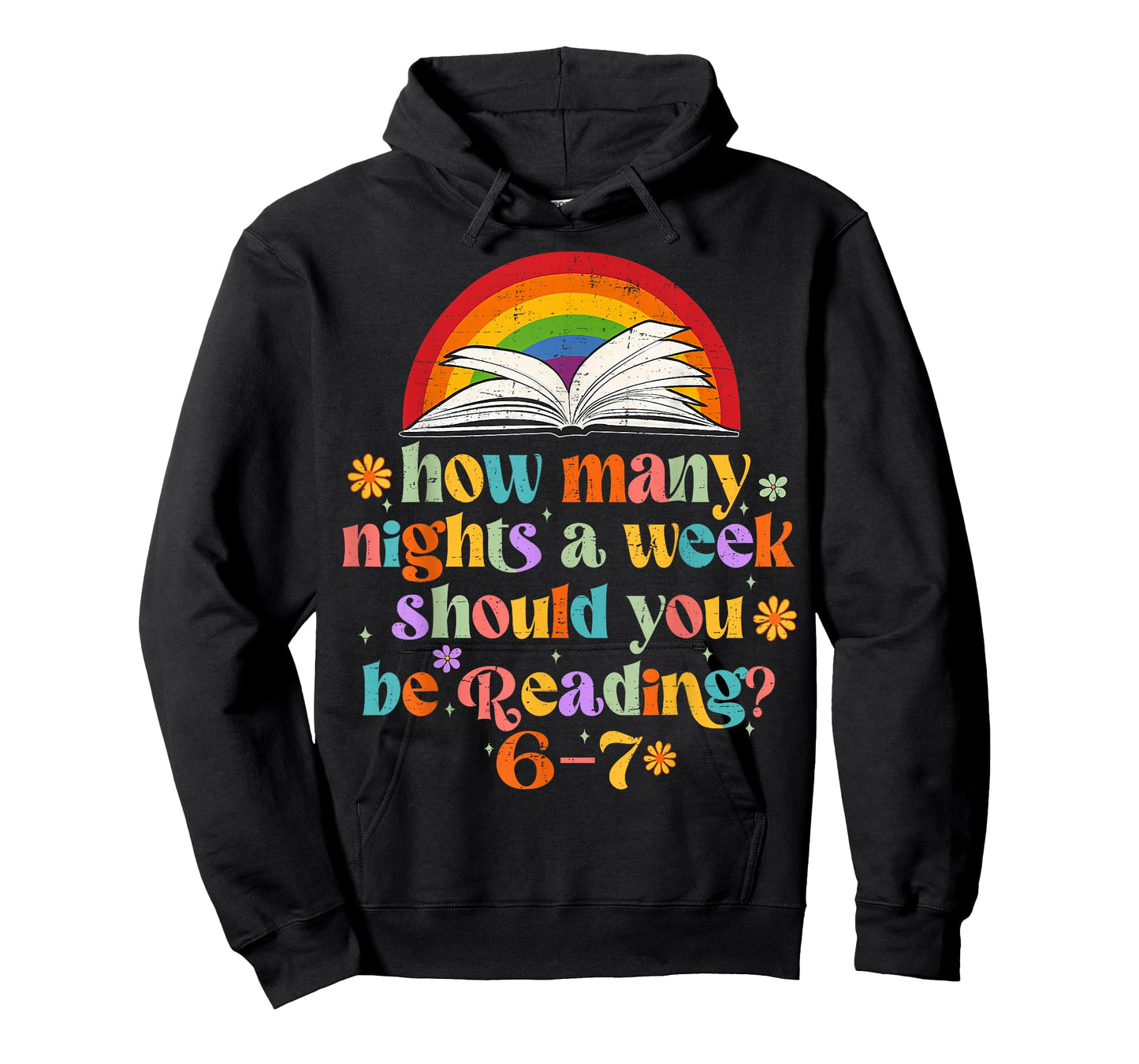 How Many Night a Week Should You be Reading 67 Meme Groovy T-Shirt