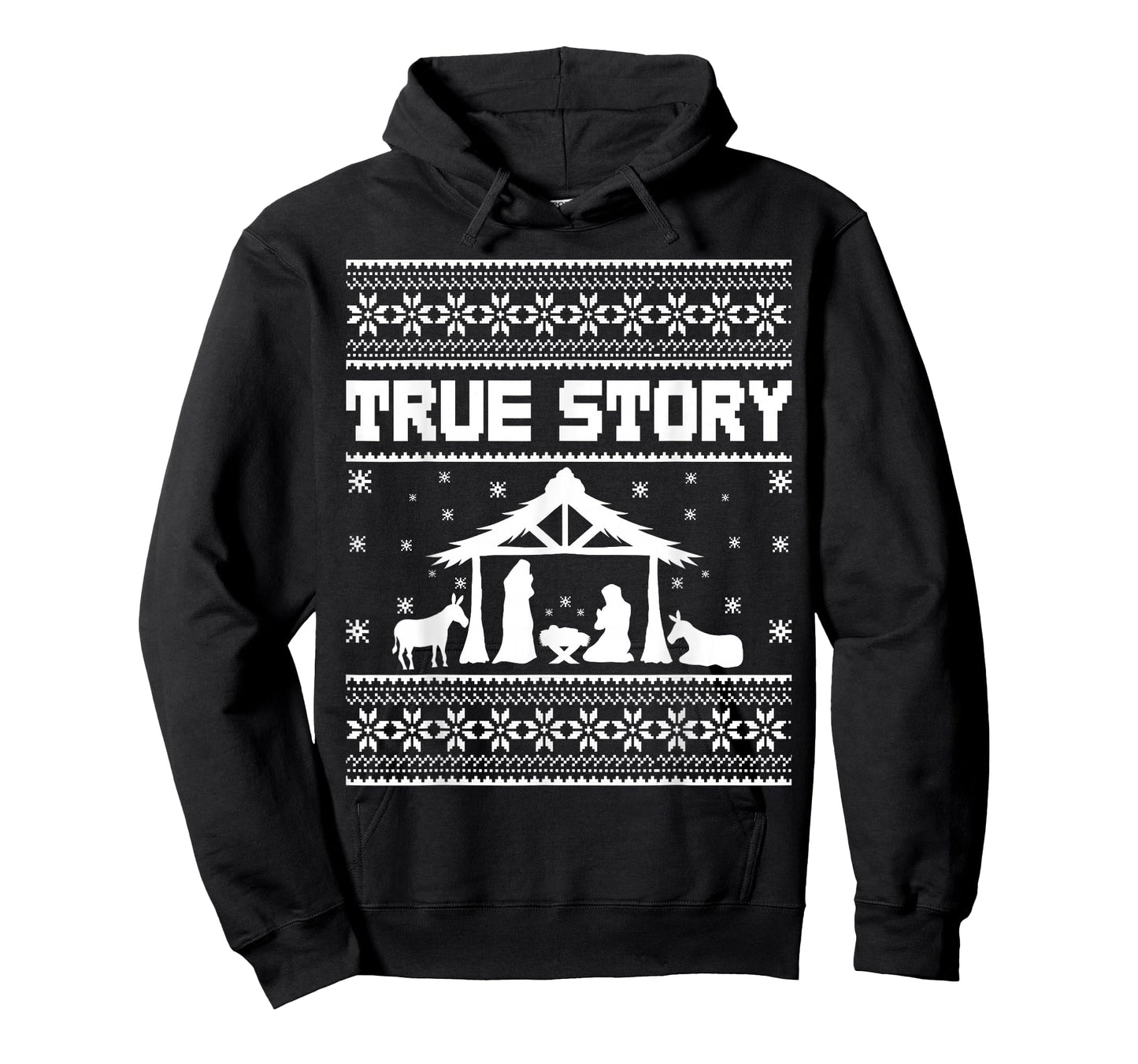 True Story Ugly Christmas Jesus Christian Nativity Scene T-Shirt