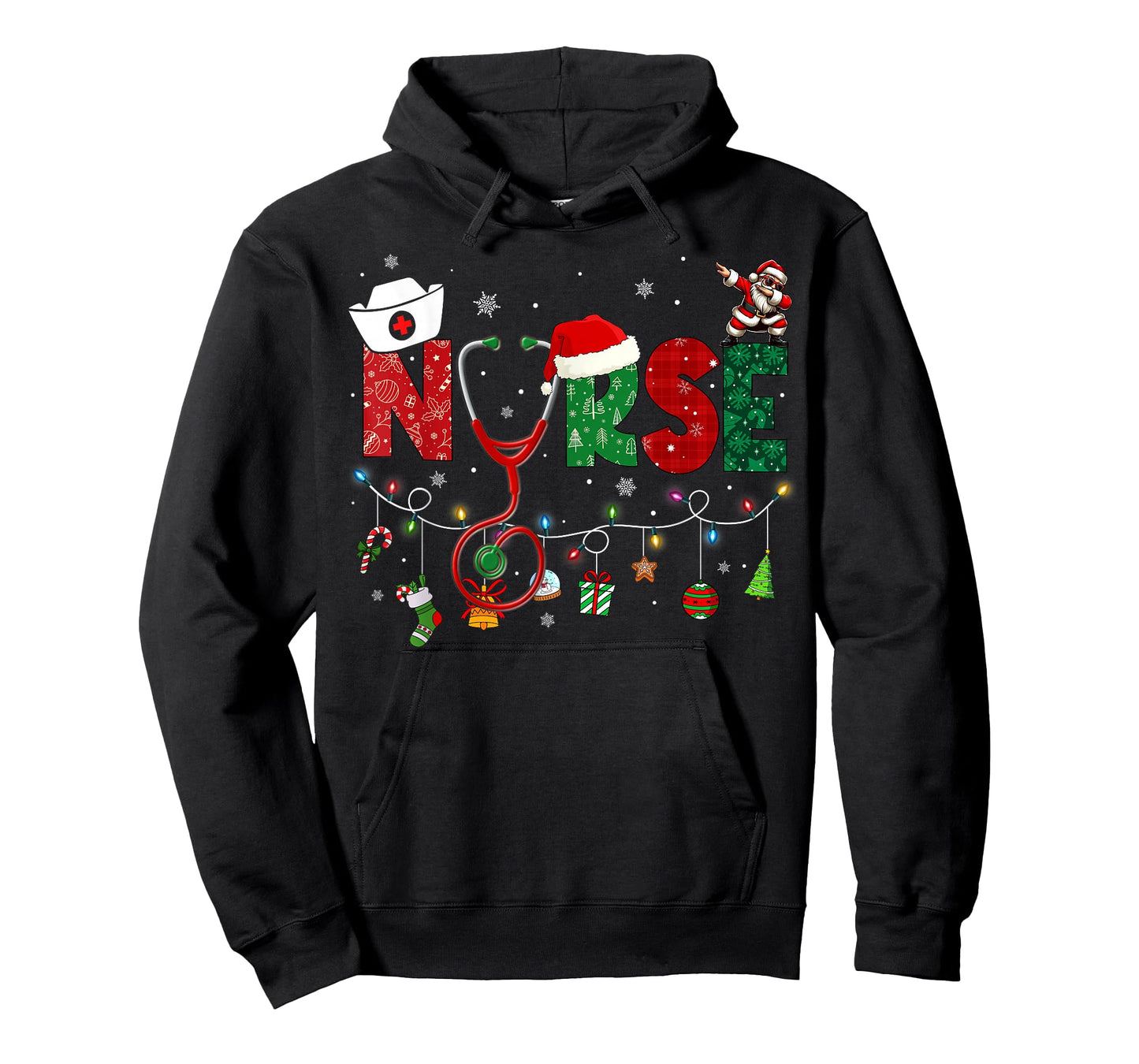 Nurse Christmas Shirts Health Worker Nursing Xmas Holiday T-Shirt