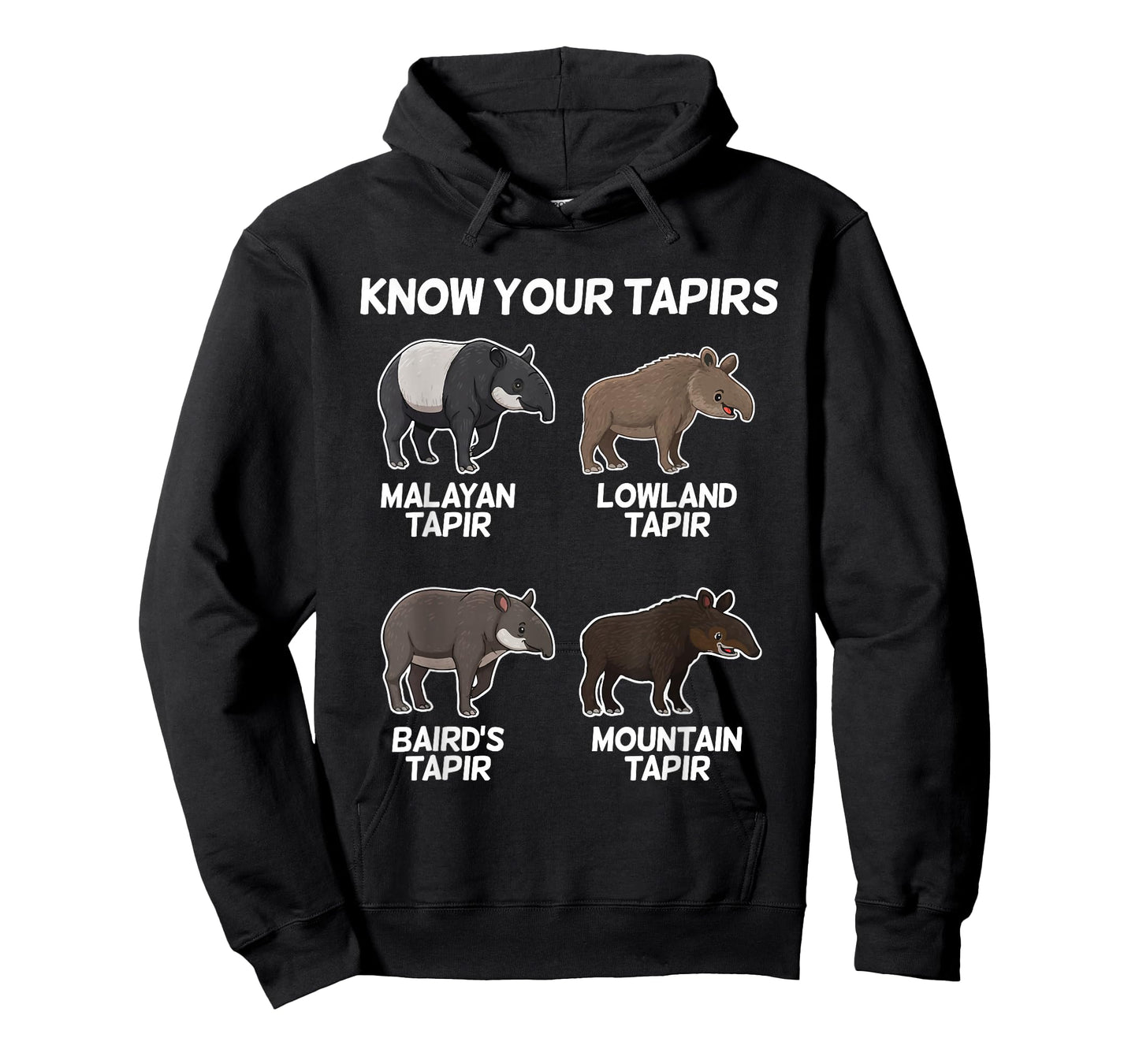 Cute Tapir Design for Men Women Kids Animal Tapir Lovers T-Shirt