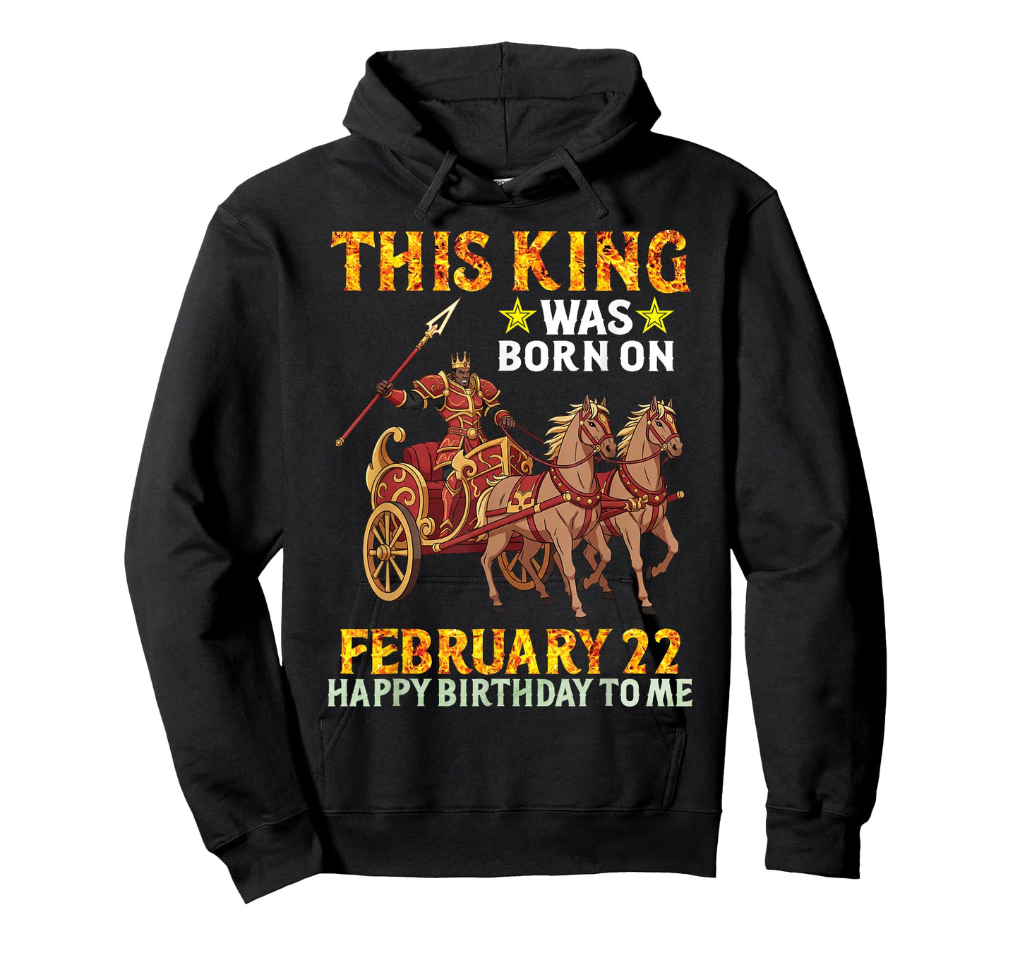 This King was Born On February 22 Happy Birthday to Me You T-Shirt