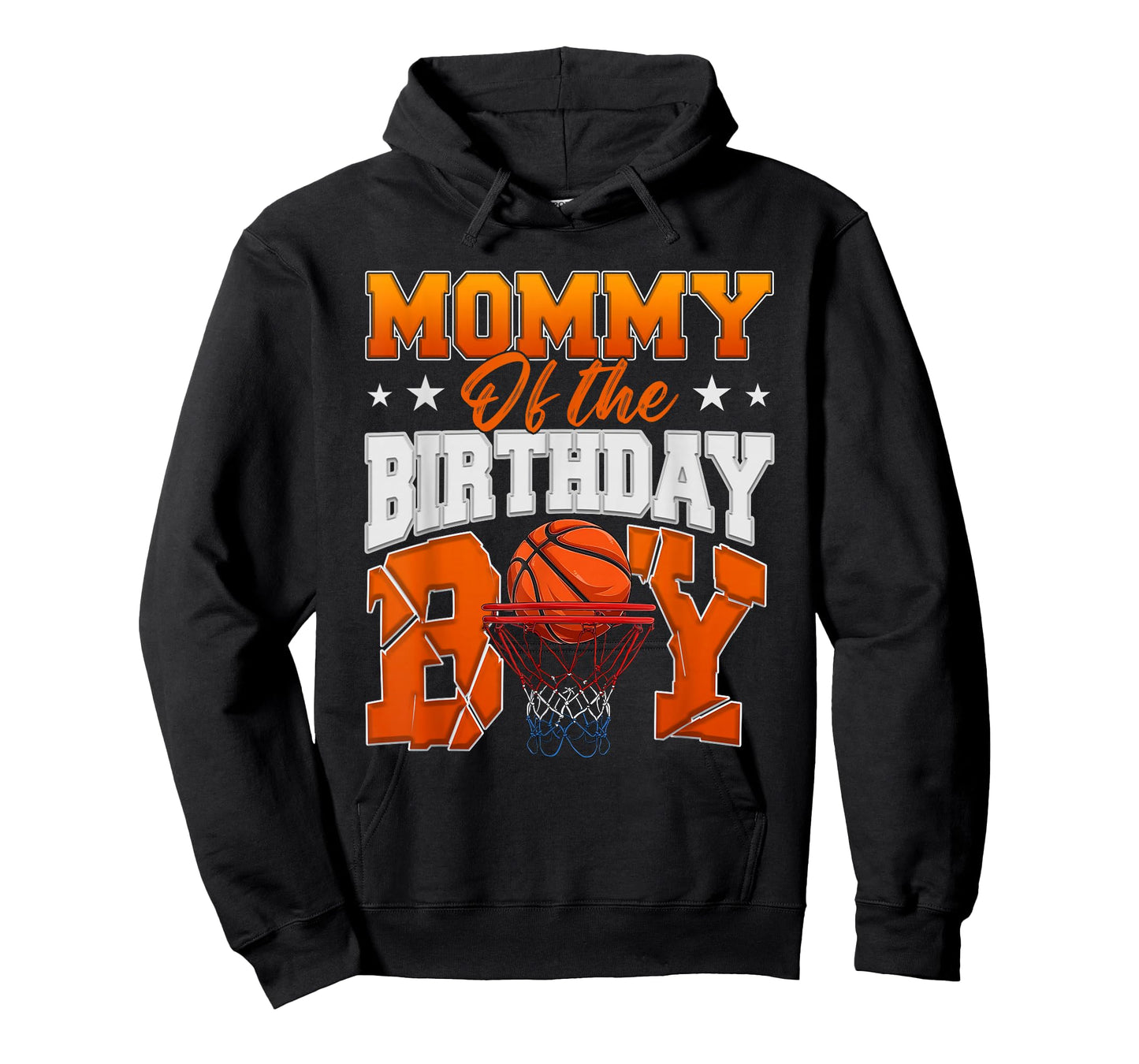 Basketball Mommy of The Birthday Boy Family Matching T-Shirt