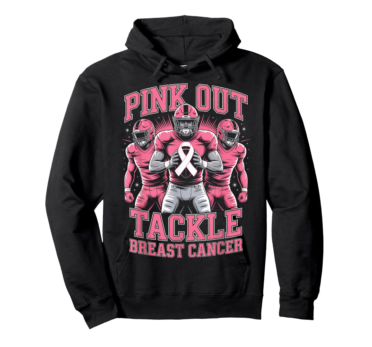 Tackle Breast Cancer Awareness Support Fight Cancer Together T-Shirt