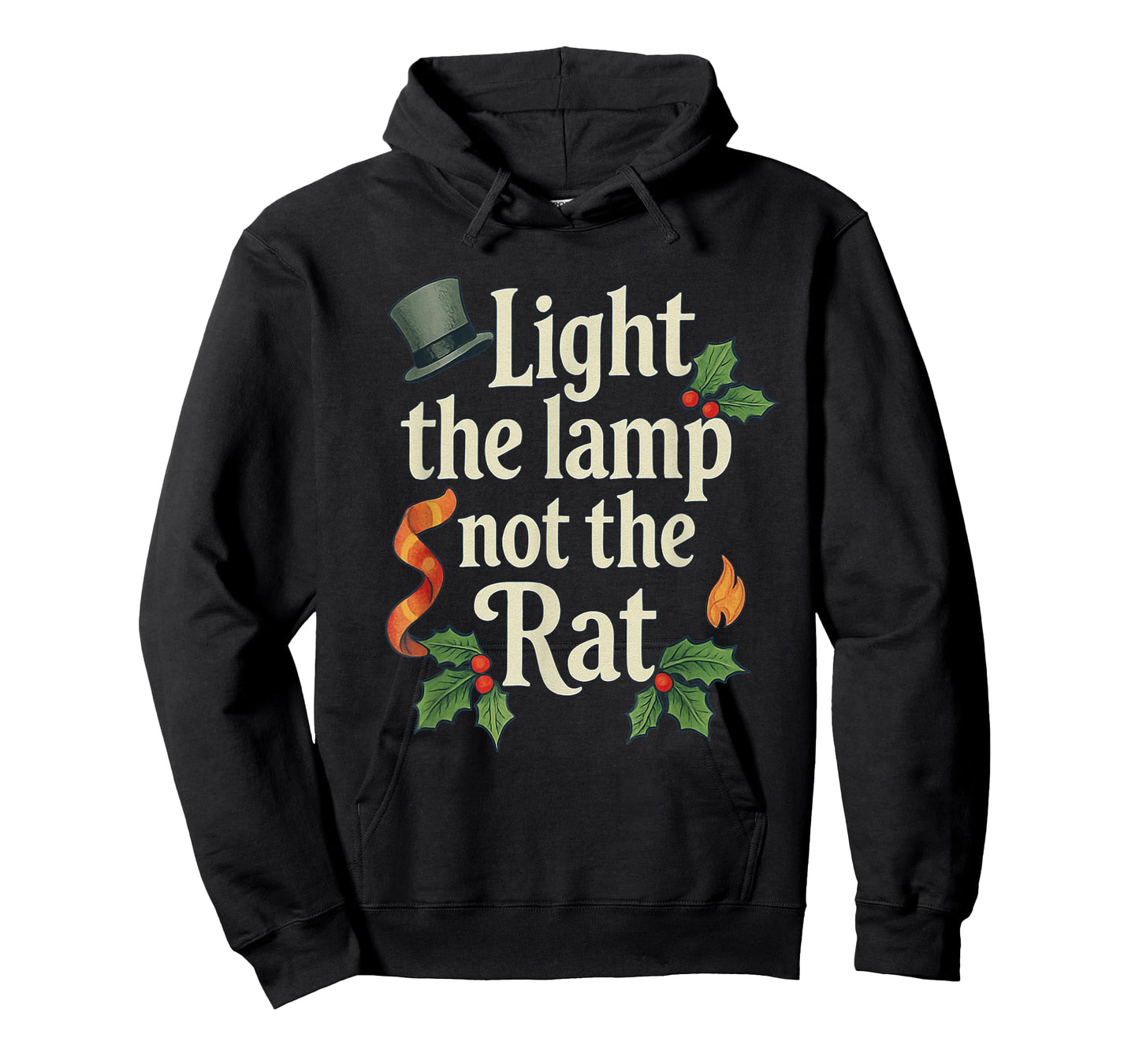 Light The Lamp Not The Rat Funny Christmas Matching Family T-Shirt