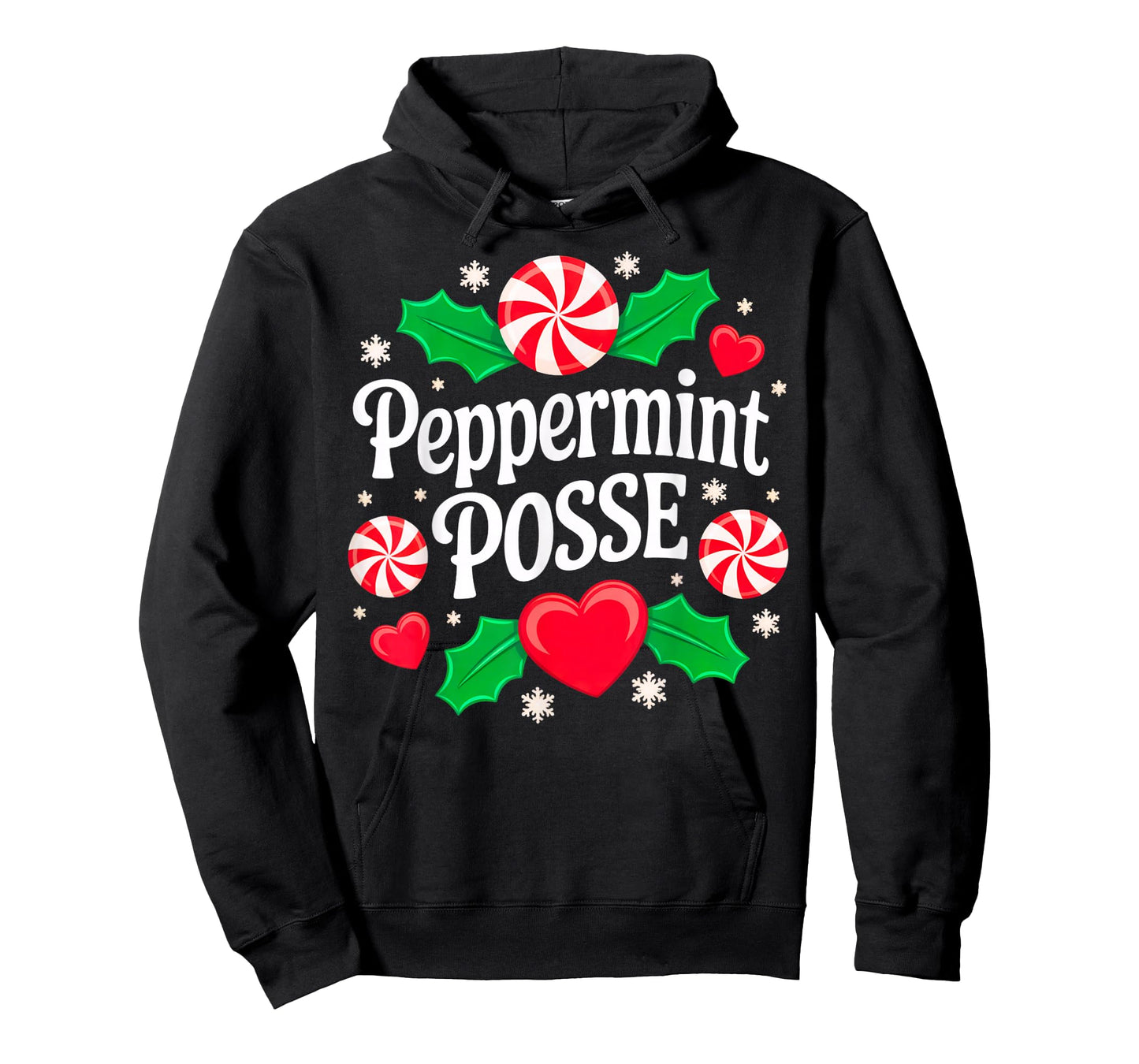 Funny Peppermint Posse Christmas Candy T-Shirt