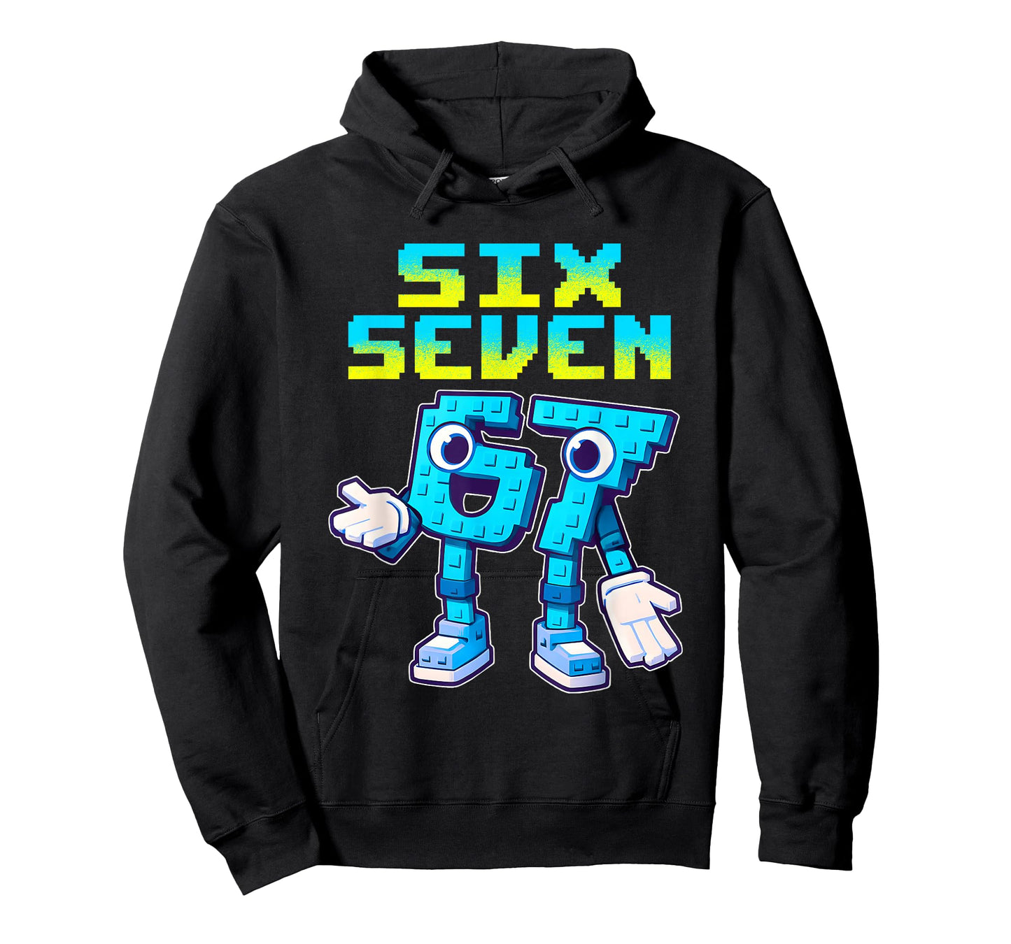 67 Six Seven 6-7 Funny Italian Brainrot Kids Gaming Meme T-Shirt