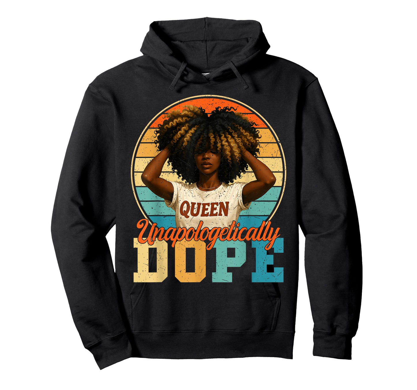 Black History Unapologetically Dope Melanin African Afro T-Shirt