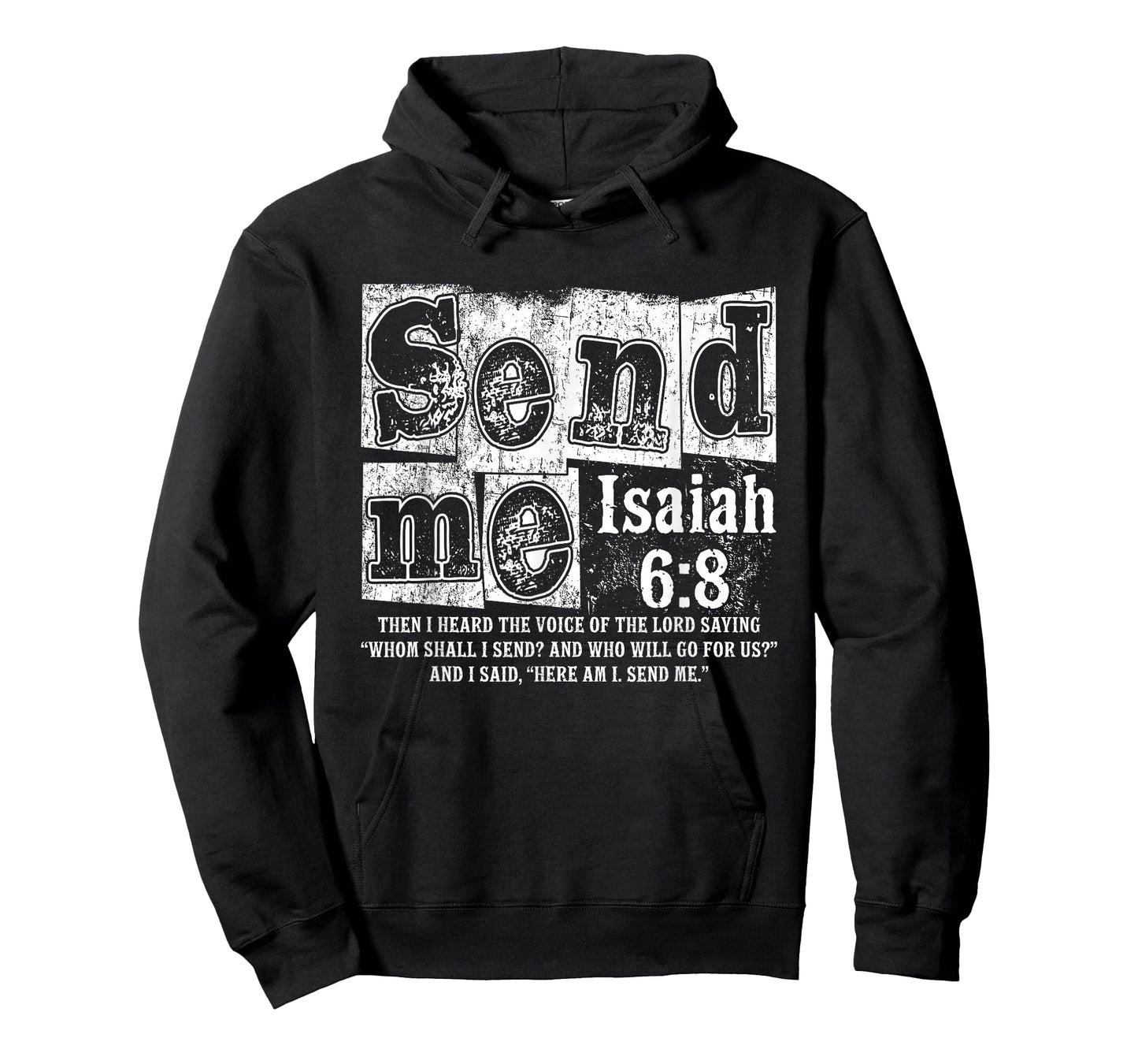 Send Me Isaiah 6:8 Christian Here Am I Send Me, Faith Bible T-Shirt