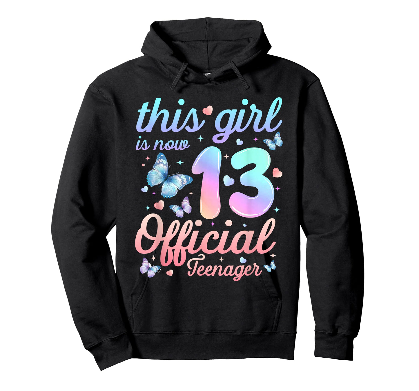 This Girl is Now 13 Official Teenager 13th Birthday 13Yr Old T-Shirt