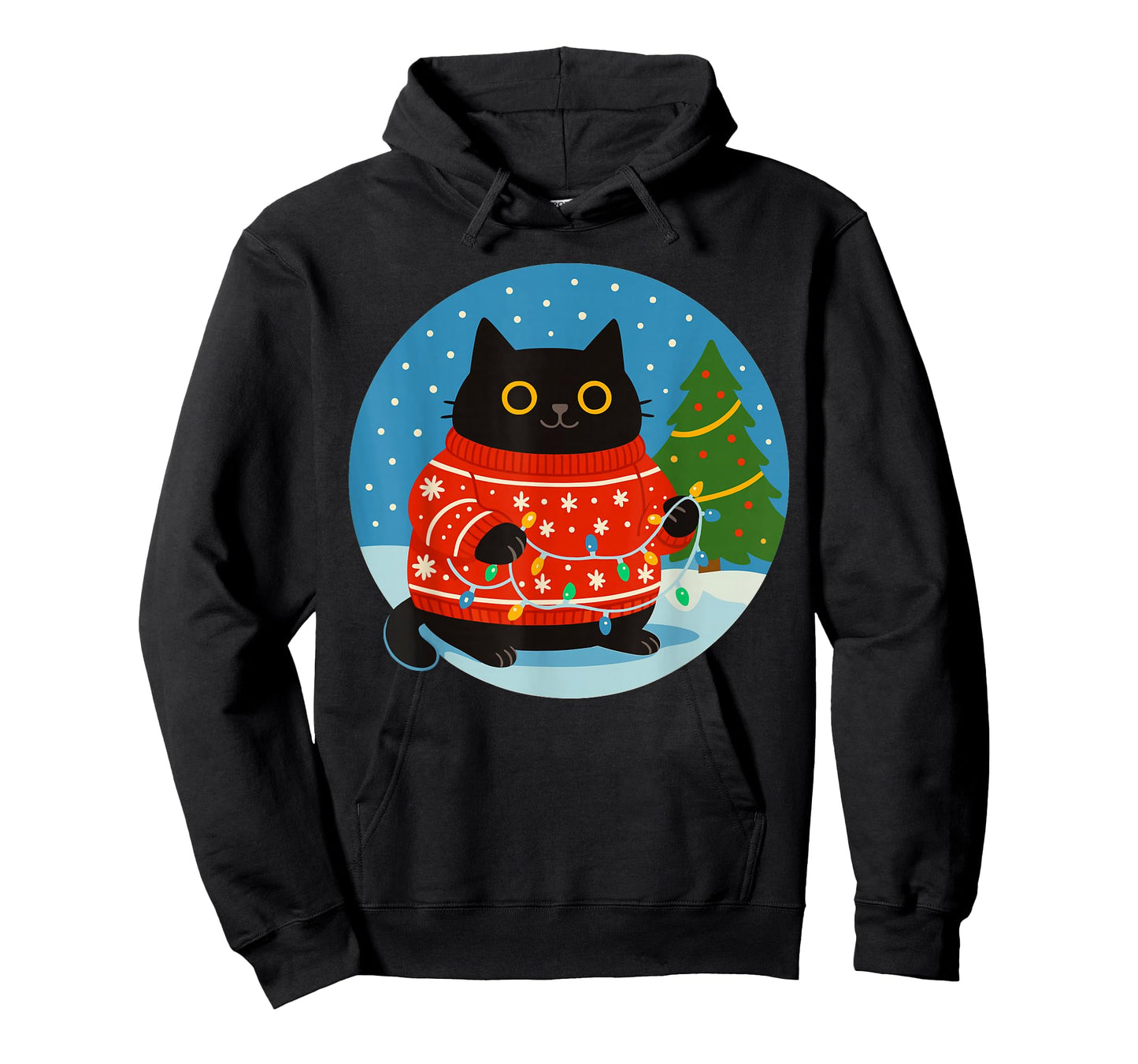 Meow Christmas Men Women Kids Cat Christmas T-Shirt