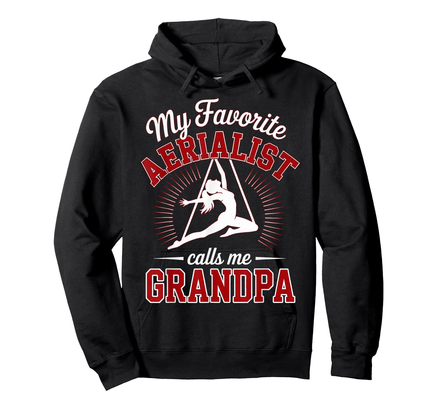 Aerial Silks Grandpa Favorite Aerialist Granddaughter Red T-Shirt