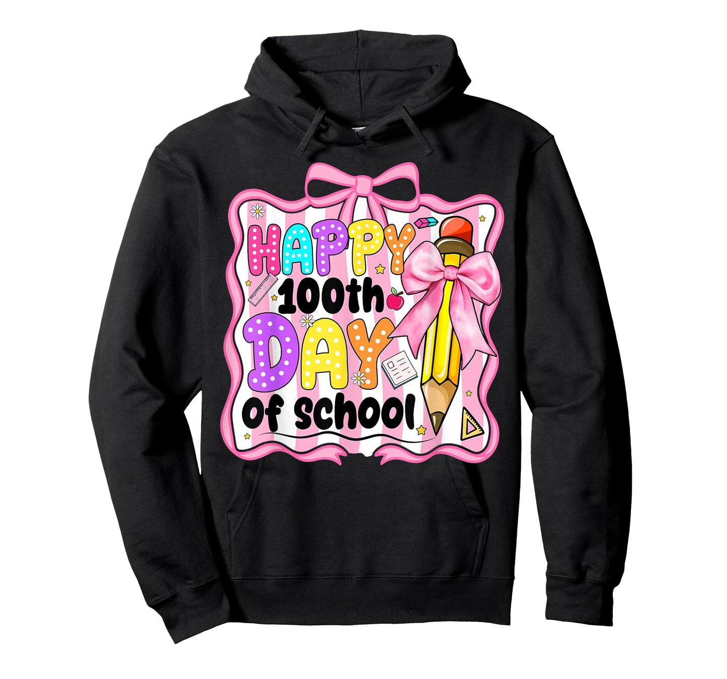 Happy 100th Day of School Preppy Girls 100 Days of School T-Shirt