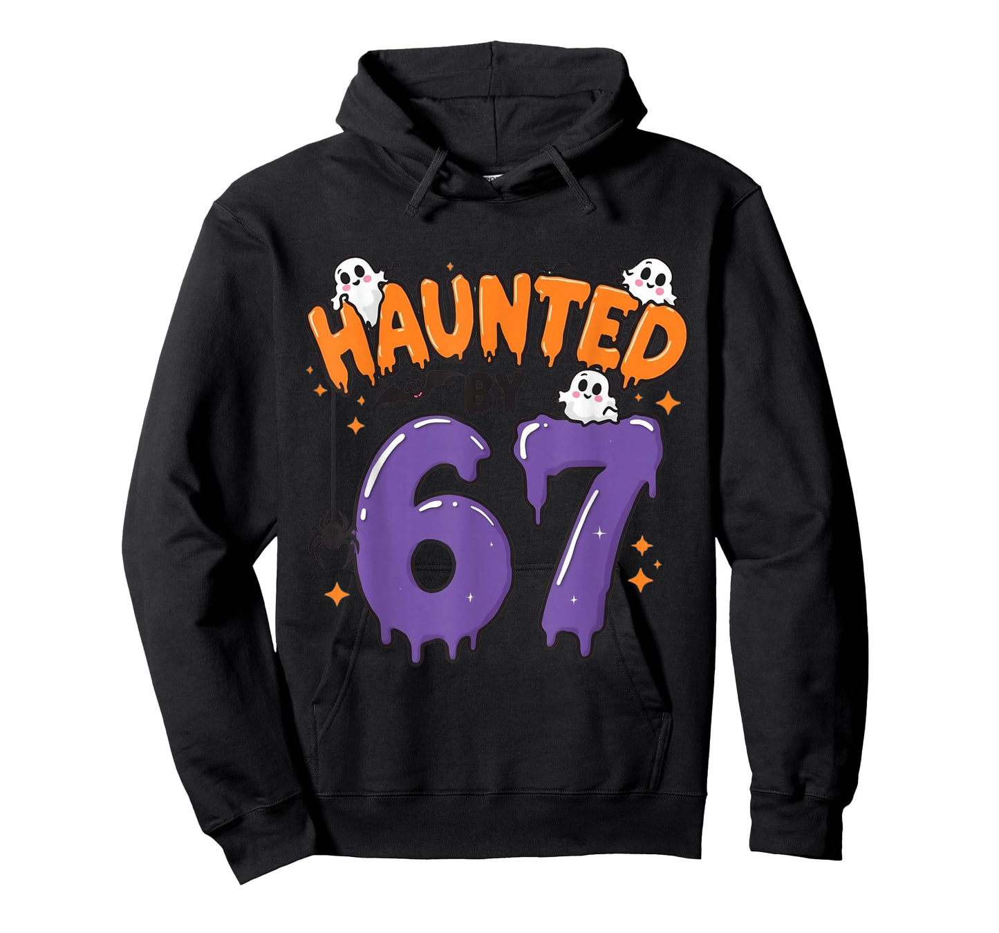 Haunted by 67 Funny Ghost 6 7 Halloween Costume Tee T-Shirt