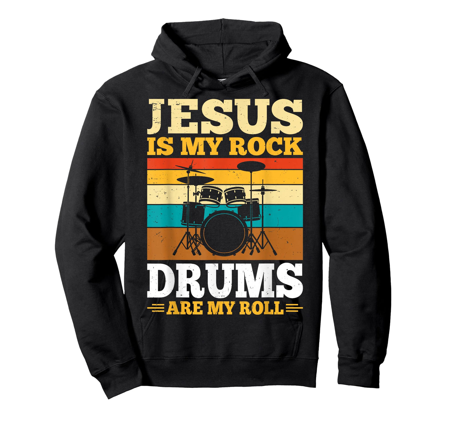 Jesus is My Rock Drums are My Roll T-Shirt