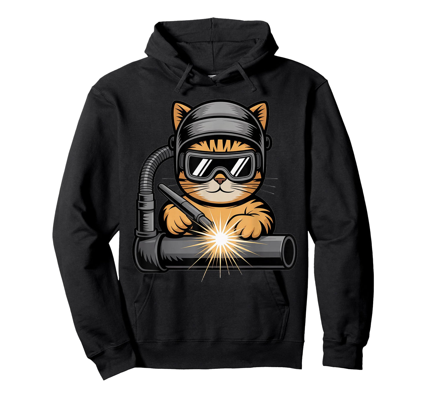 Cat Welder Graphic Welding Cat Design for Welders T-Shirt