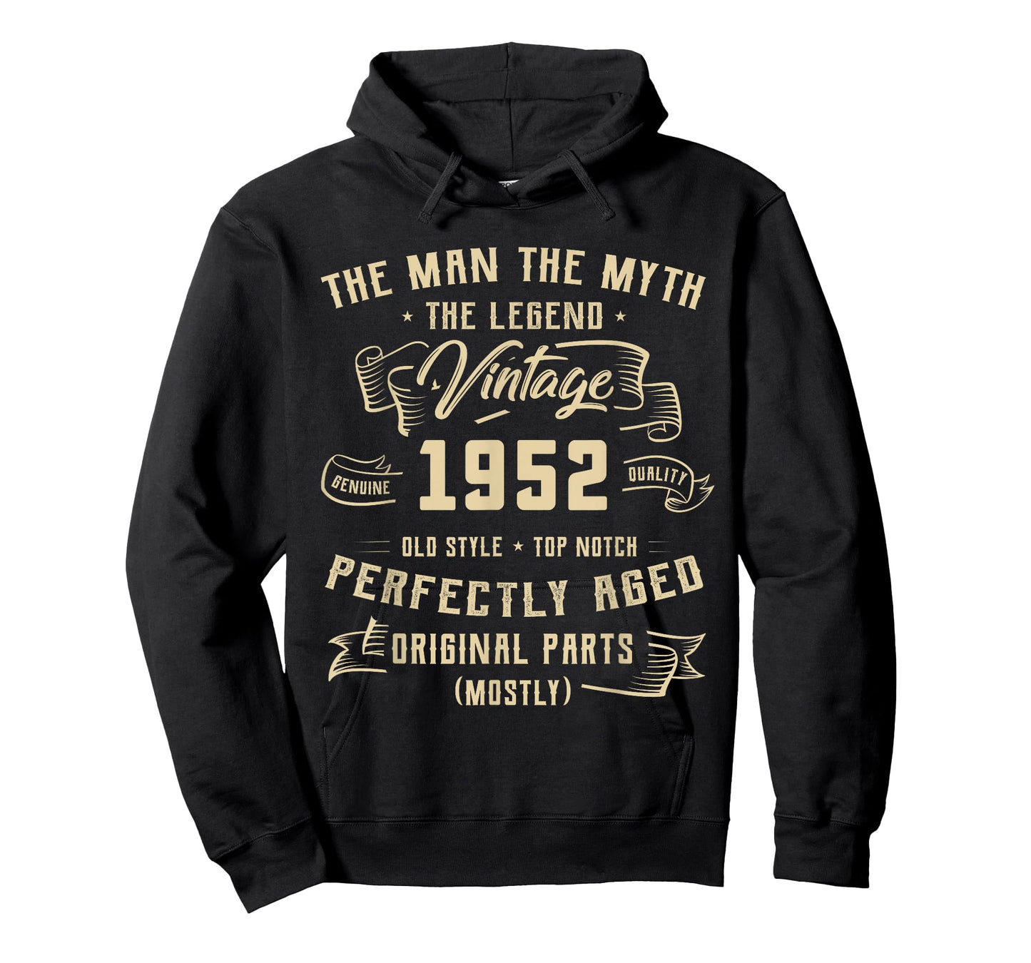 74th Birthday Gift Man Myth Legend 1952 74 for Years Old T-Shirt