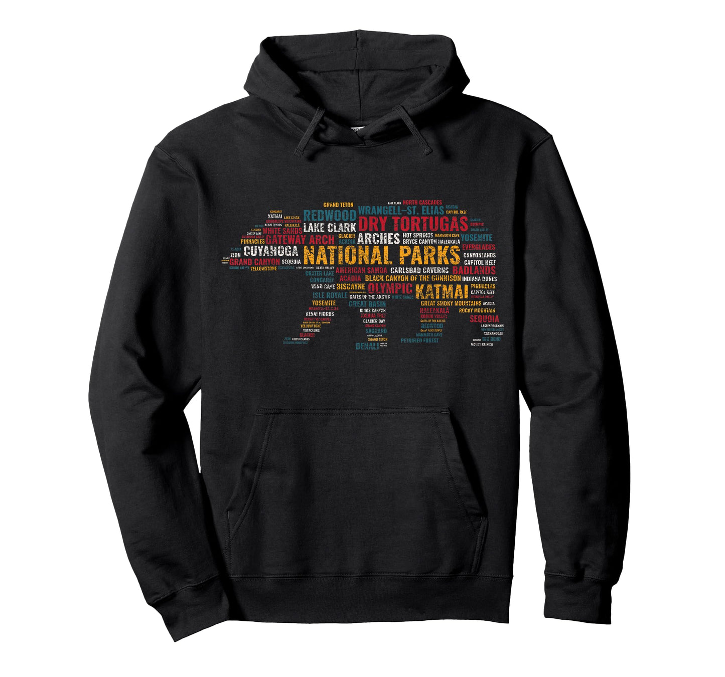 National Parks USA Bear Hiking Camping Adventure Gift T-Shirt