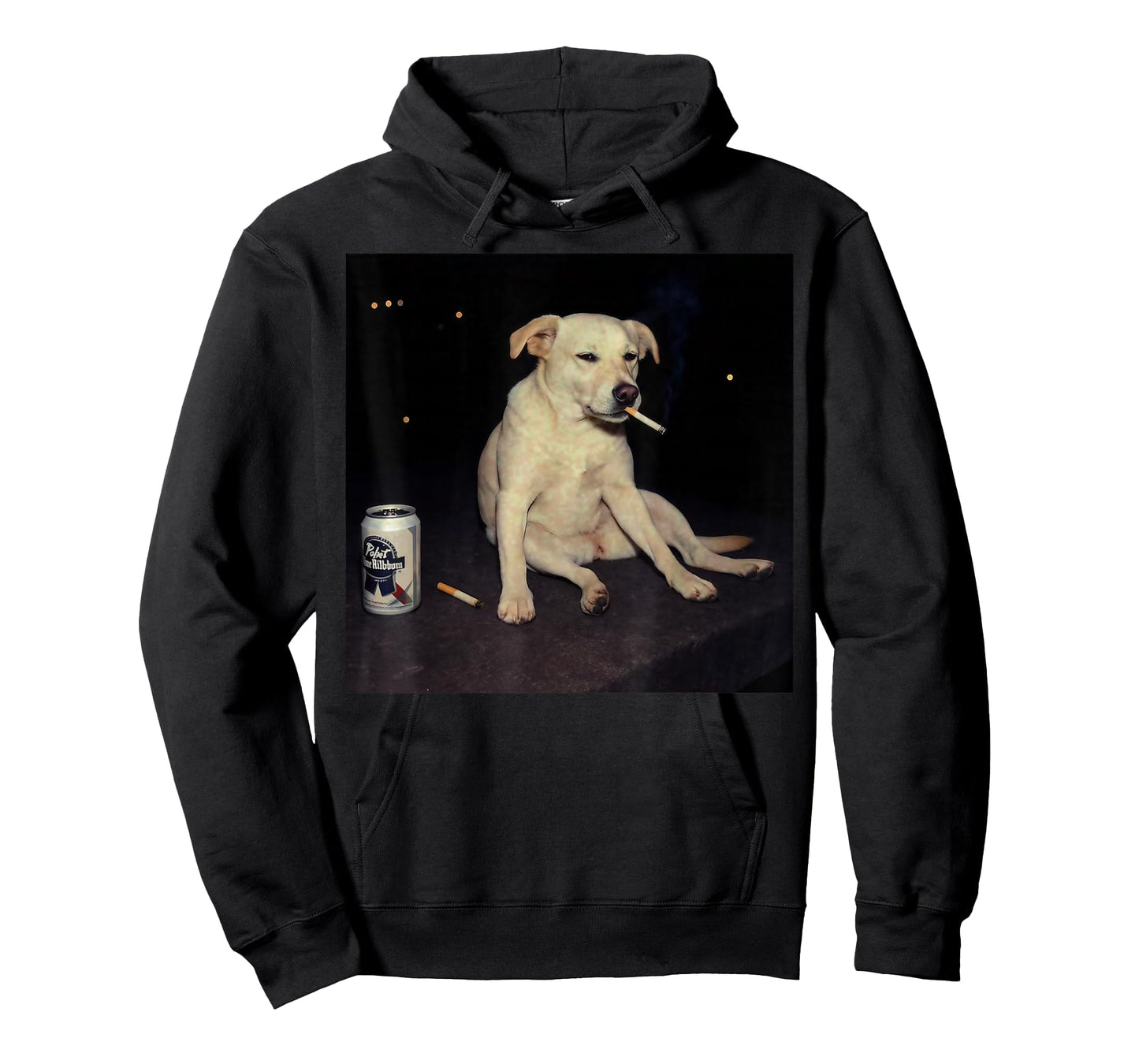 Funny Smoking Dog Meme Cigarette Gen Z Meme Dog Lover T-Shirt