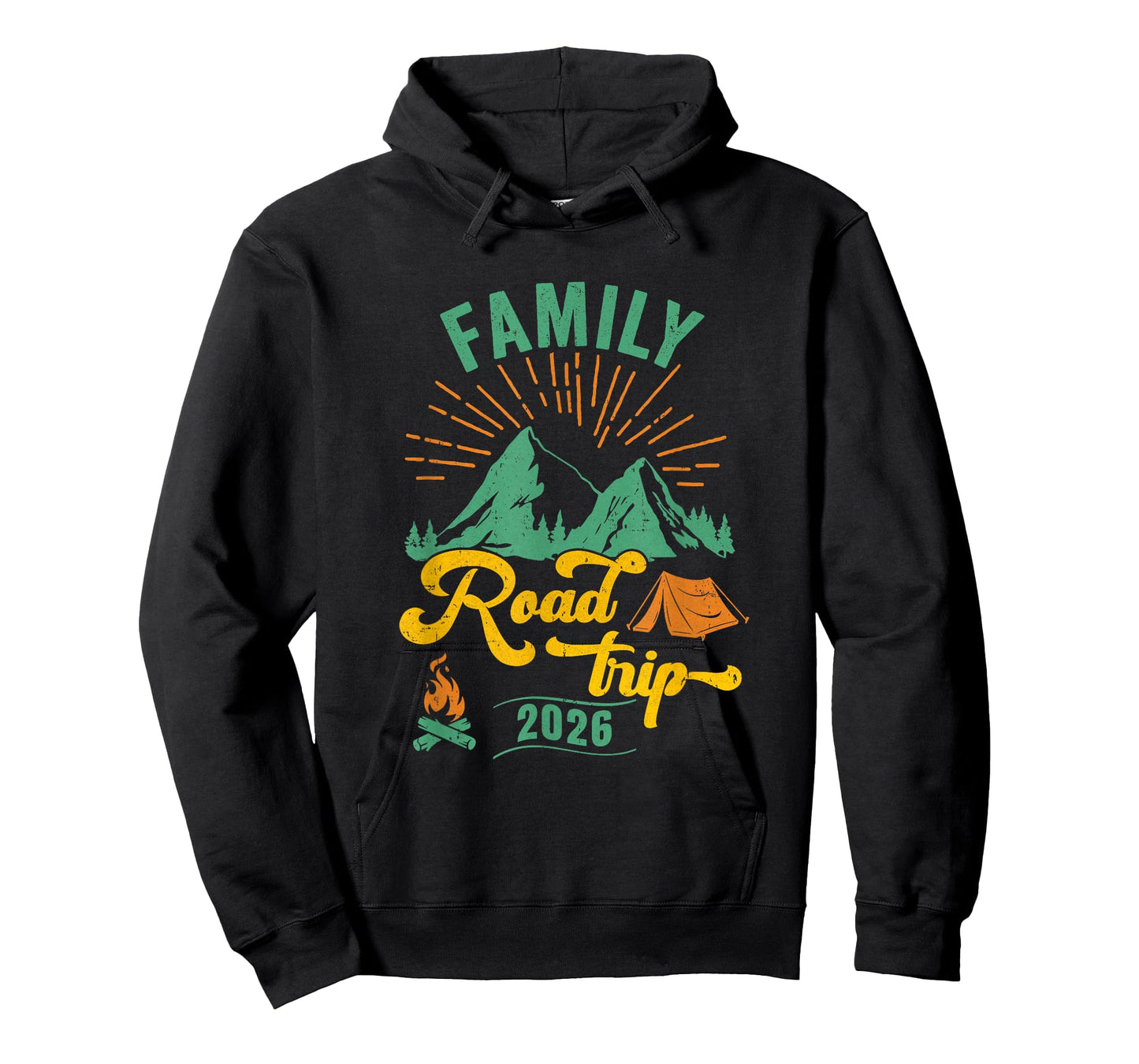 Family Road Trip 2026 Camping Crew Vacation Holiday Trip T-Shirt