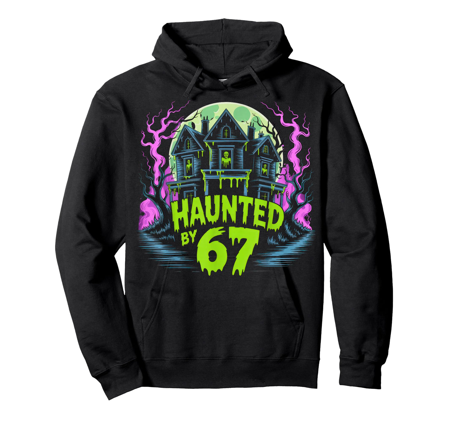67 Meme Halloween Costume Haunted by 6-7 Brainrot Six Seven T-Shirt