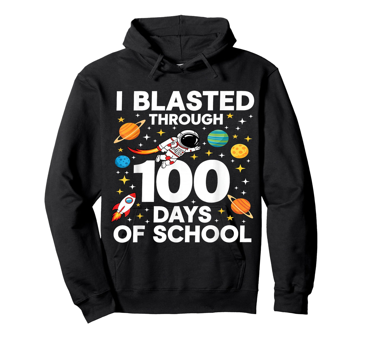 I Blasted Through 100 Days of School 100th Day Teacher Kids T-Shirt