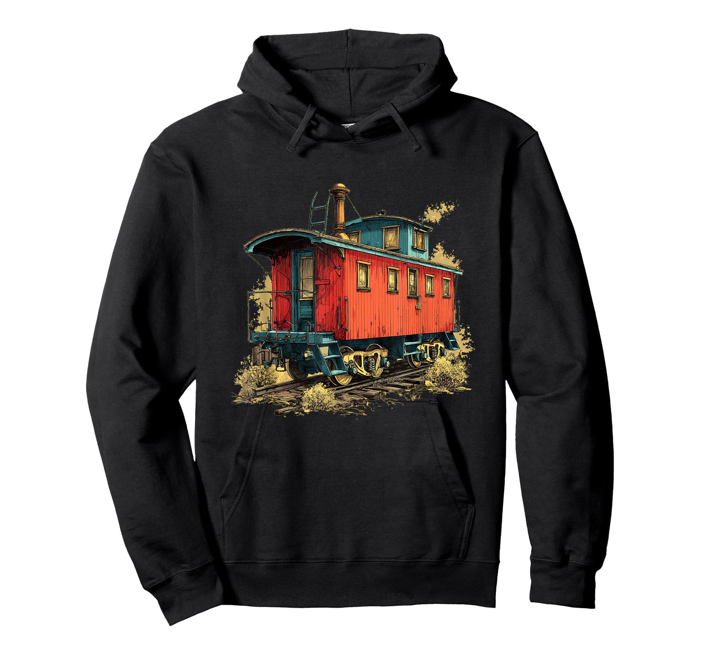 Nice Caboose Graphic for Railroad Lovers T-Shirt