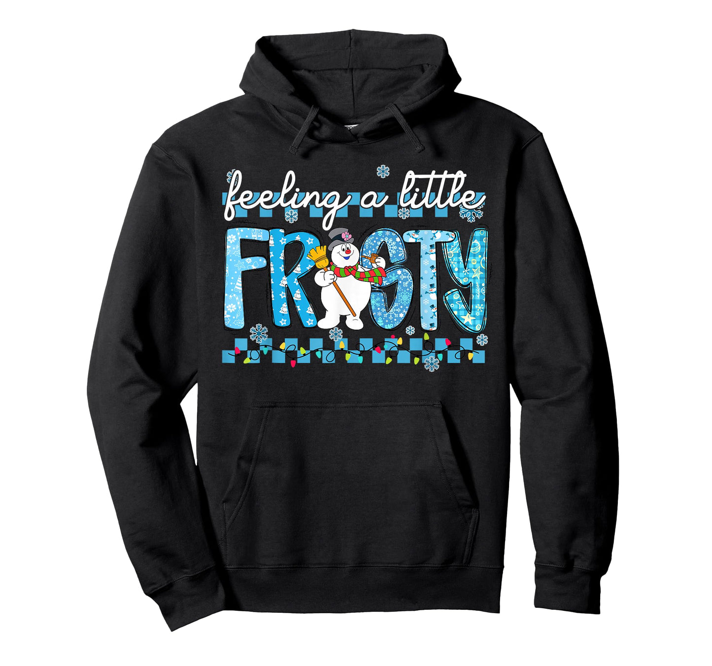 Feeling a Little Frosty Cute Retro Snowman T-Shirt