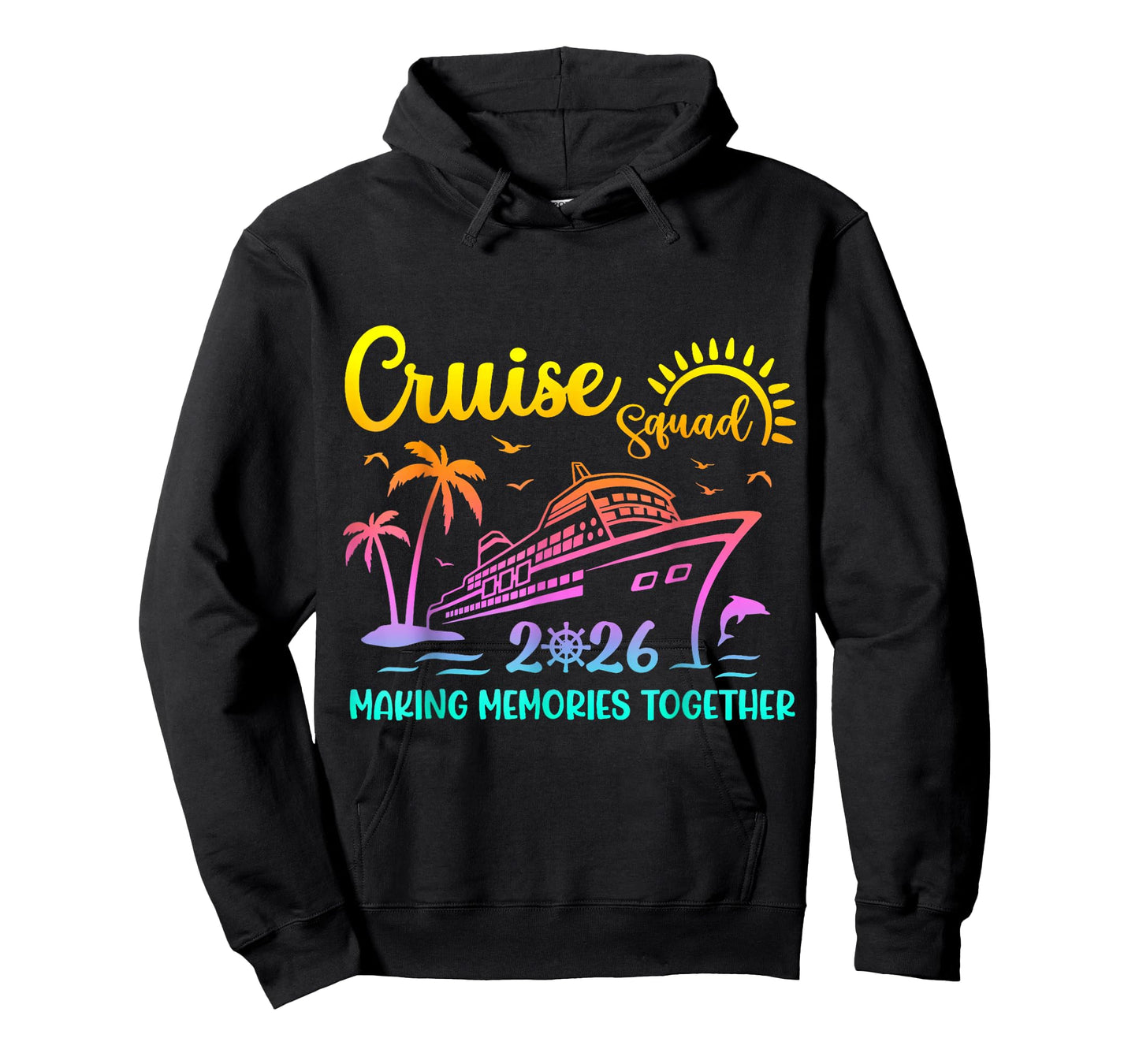 Cruise Squad 2026 Family Friends Vacation Matching Group T-Shirt