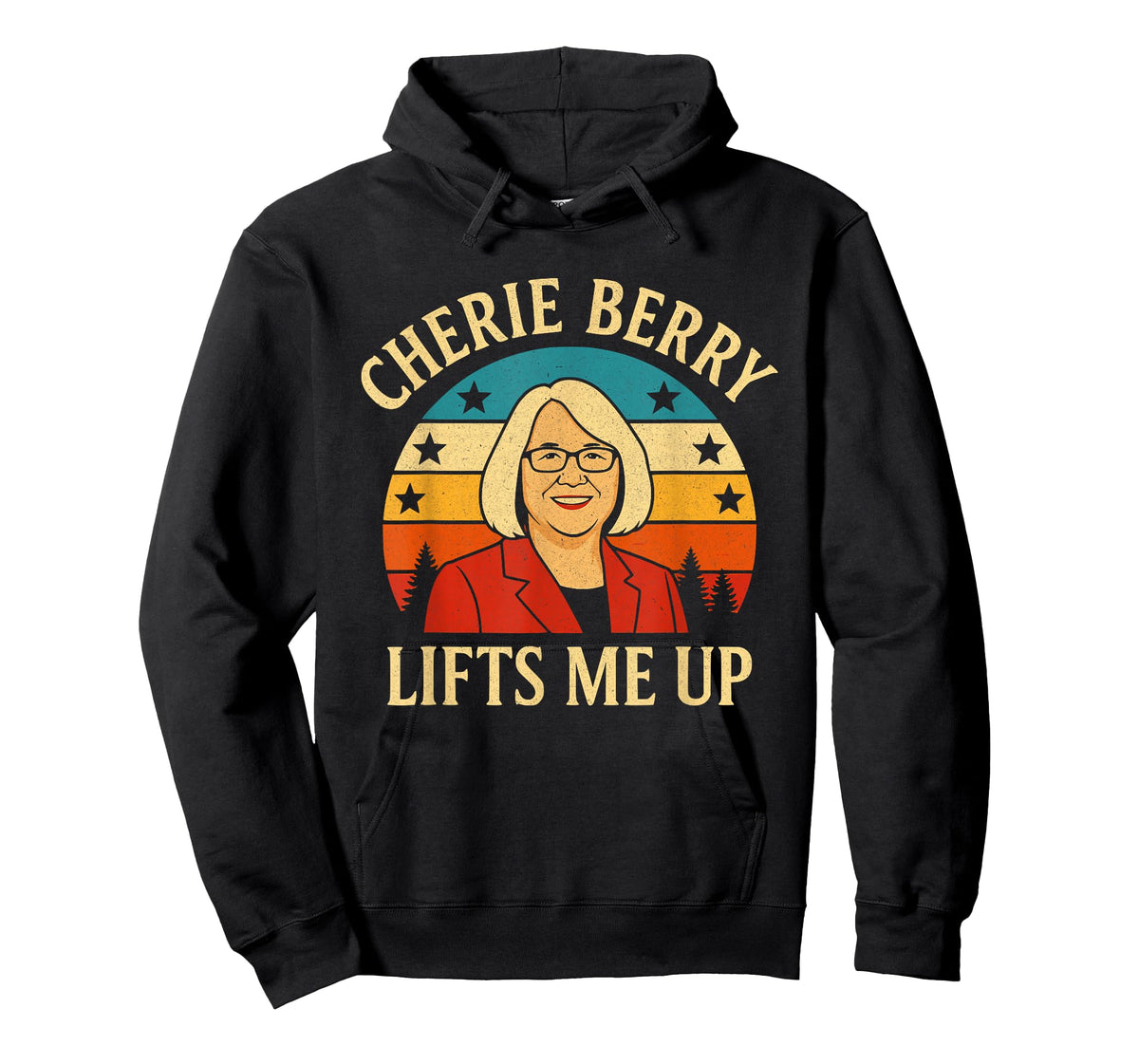 Retro Funny Cherie Berry Lifts Me Up Local Poster NC T-Shirt