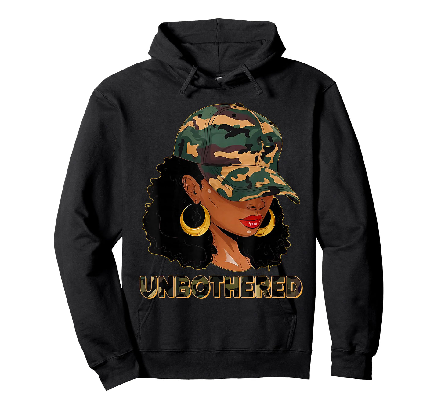 Unbothered Black Woman Melanin African Black History Month T-Shirt