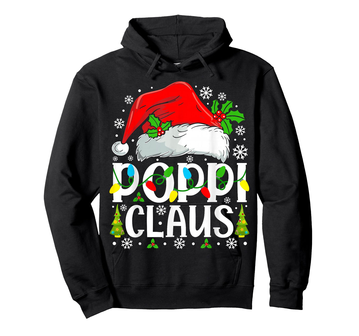 Poppi Claus Funny Christmas Family Matching T-Shirt
