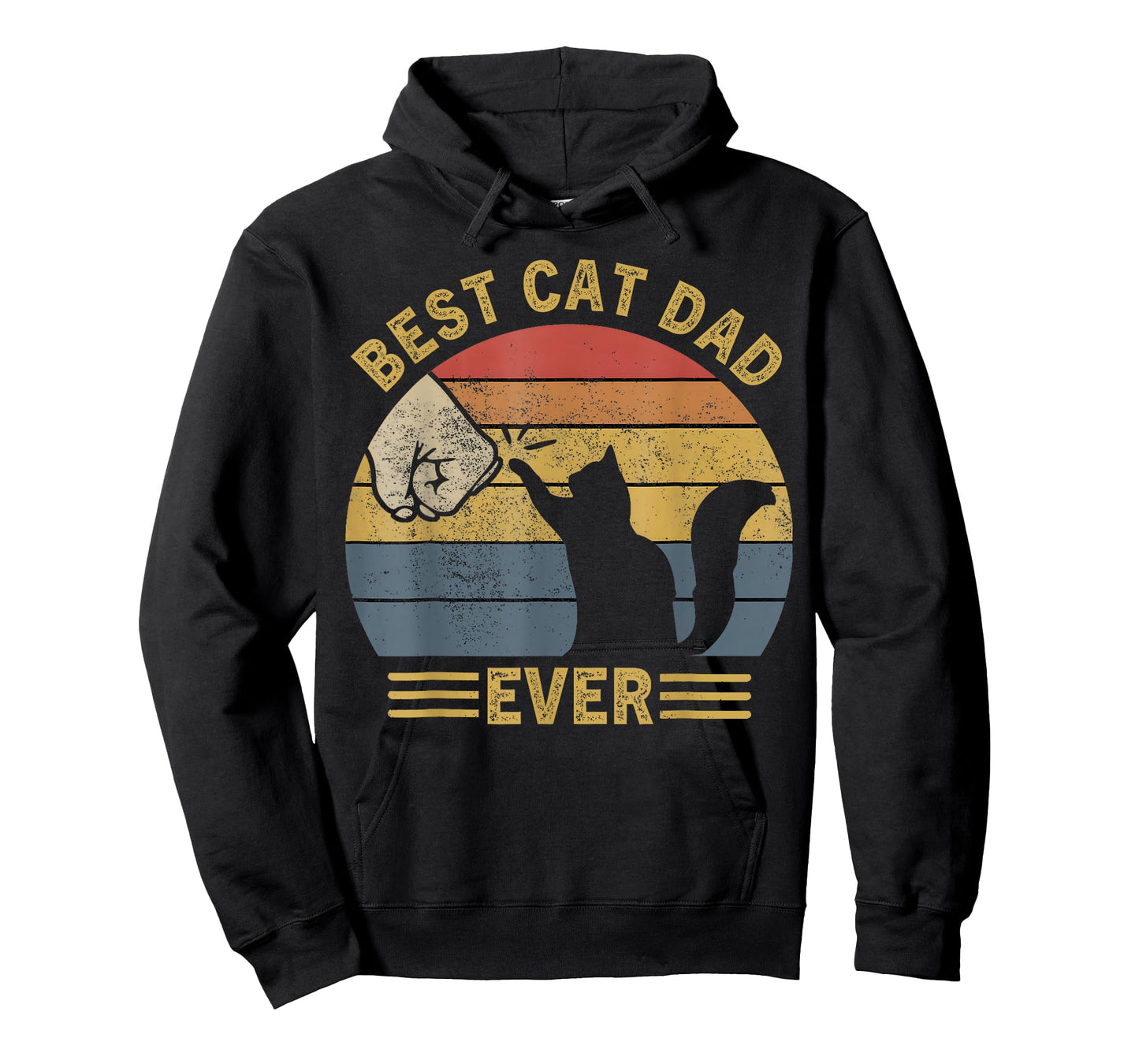 Cat-Shirt Men Best Cat Dad Ever Funny Cat Lover Gift T-Shirt