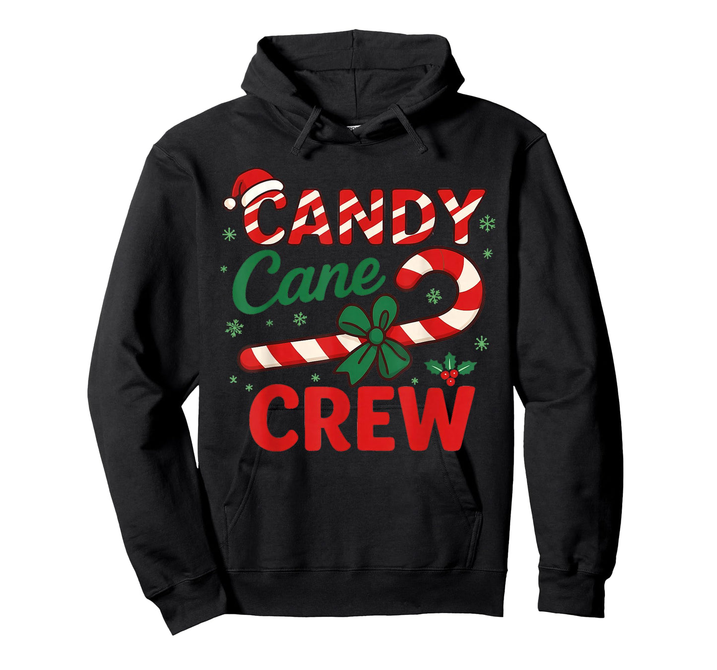 Candy Cane Crew - Funny Christmas Holiday Men Women T-Shirt
