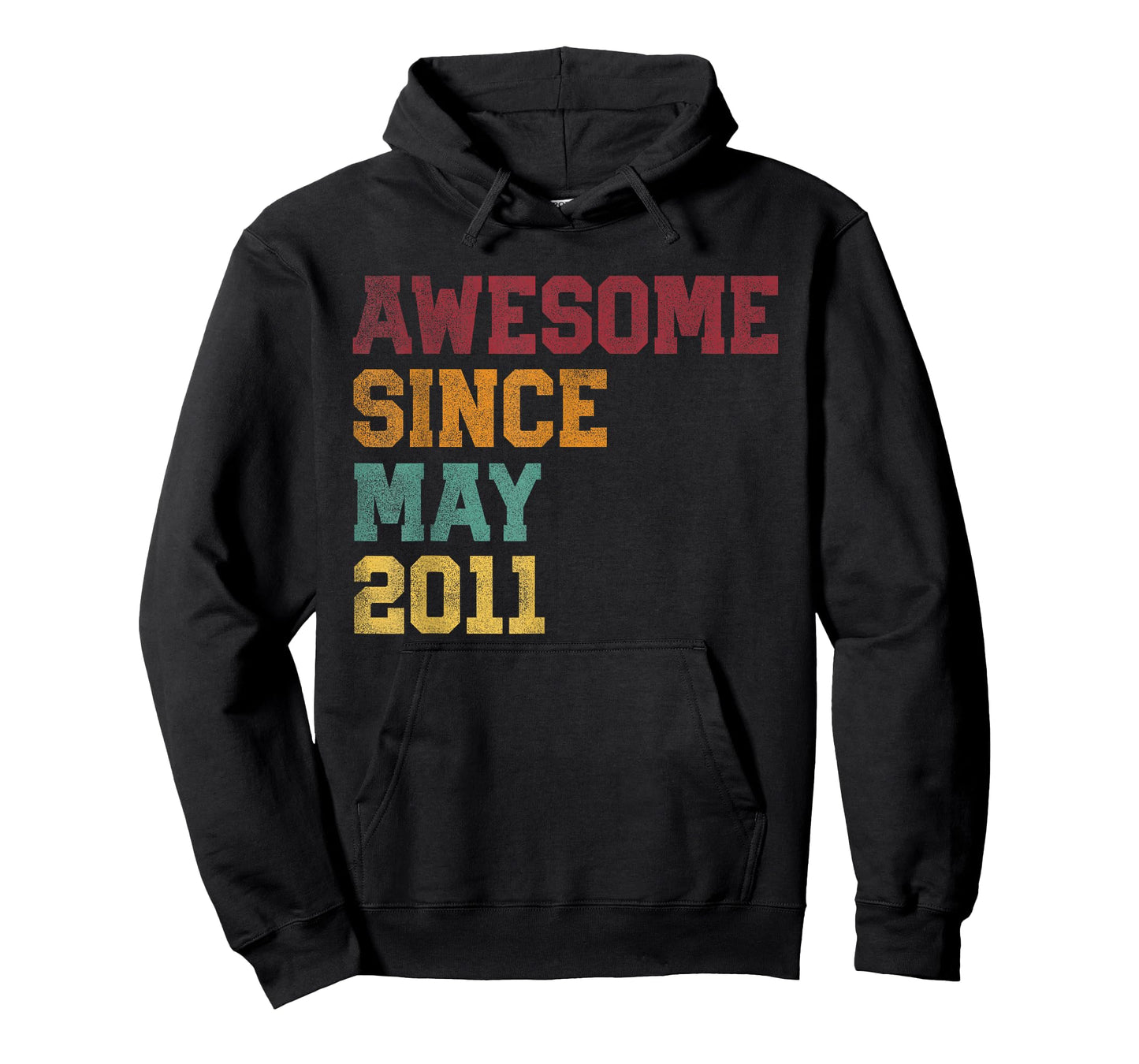 Awesome Since May 2011 15th Birthday 15 Years Old - Retro T-Shirt