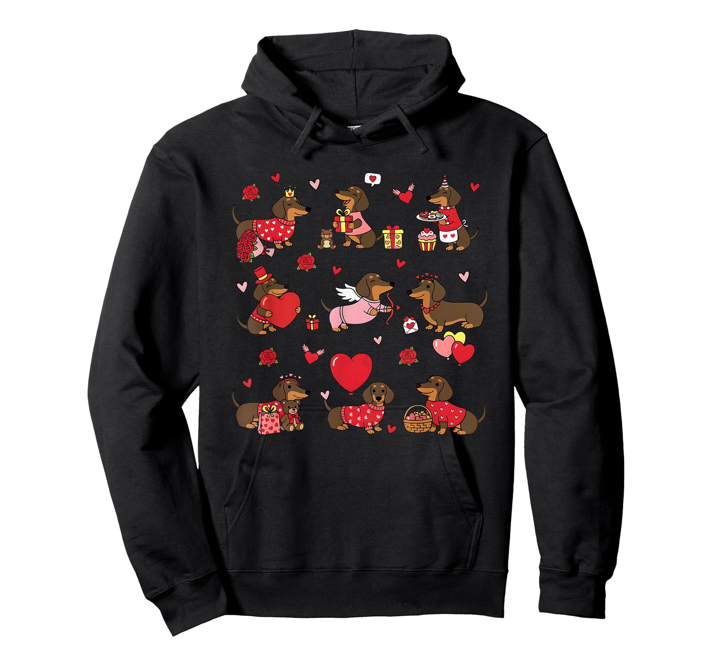 Dachshund Valentines Cute Dog Wiener Dog Love T-Shirt