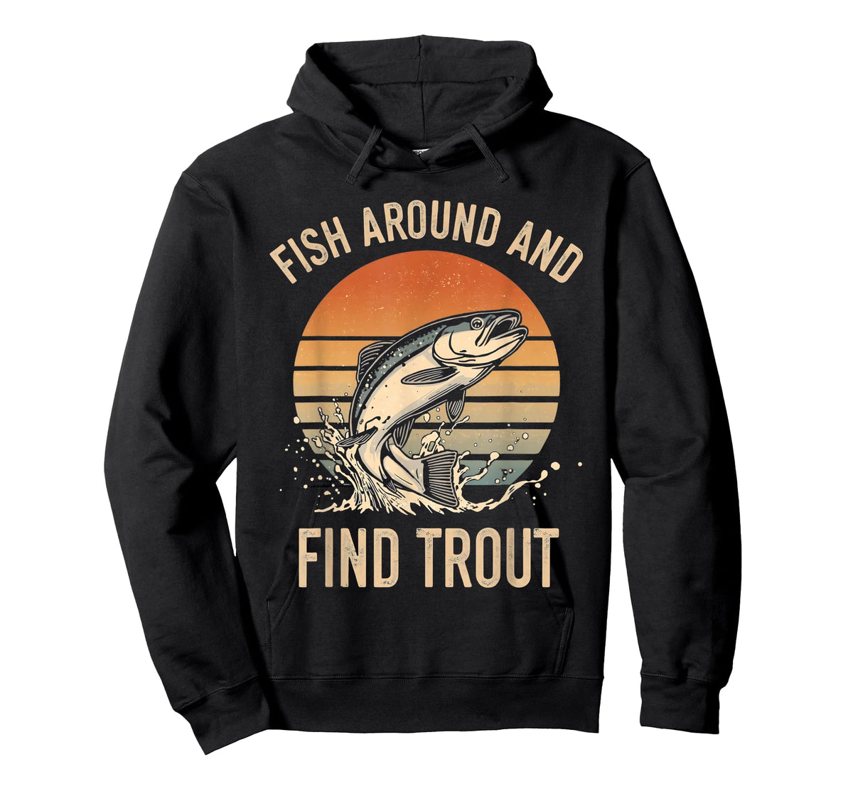 Fish Around and Find Trout Funny Fishing Shirt Boys Kid Men T-Shirt