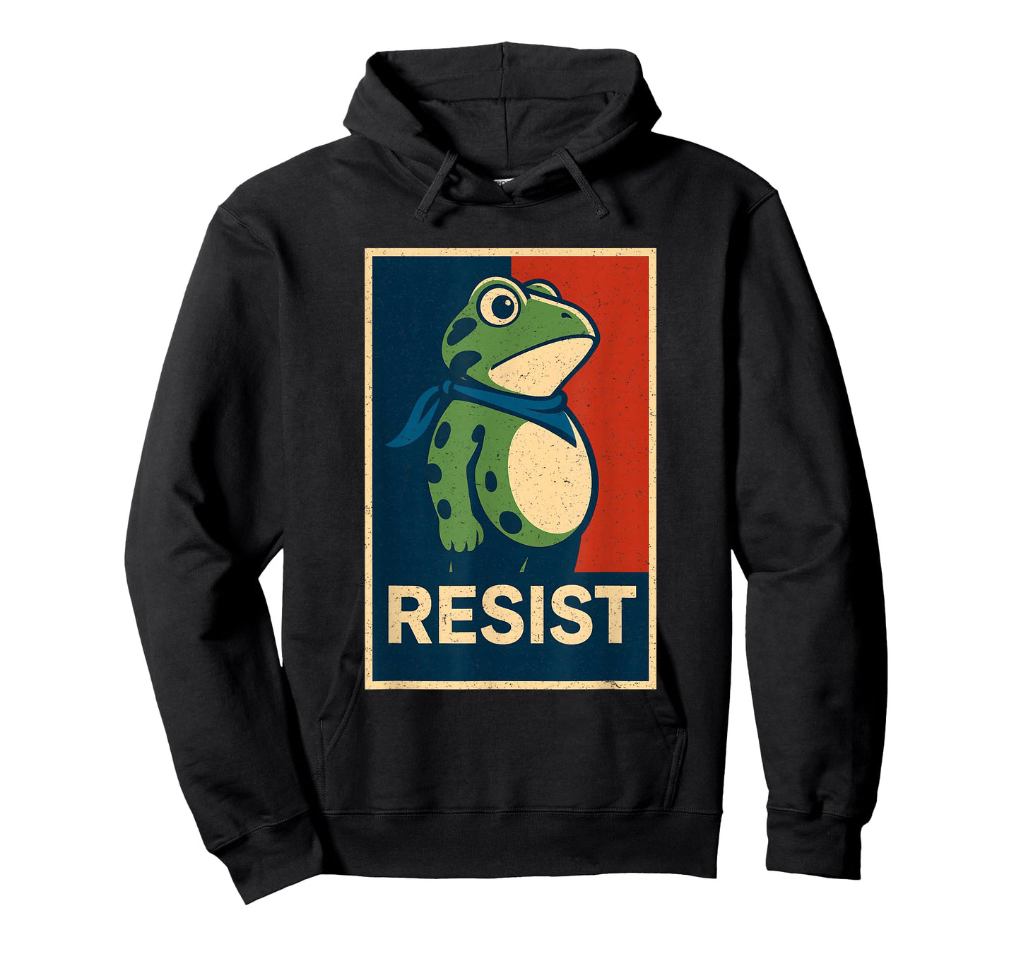 Portland Frog Protest Retro Vintag T-Shirt