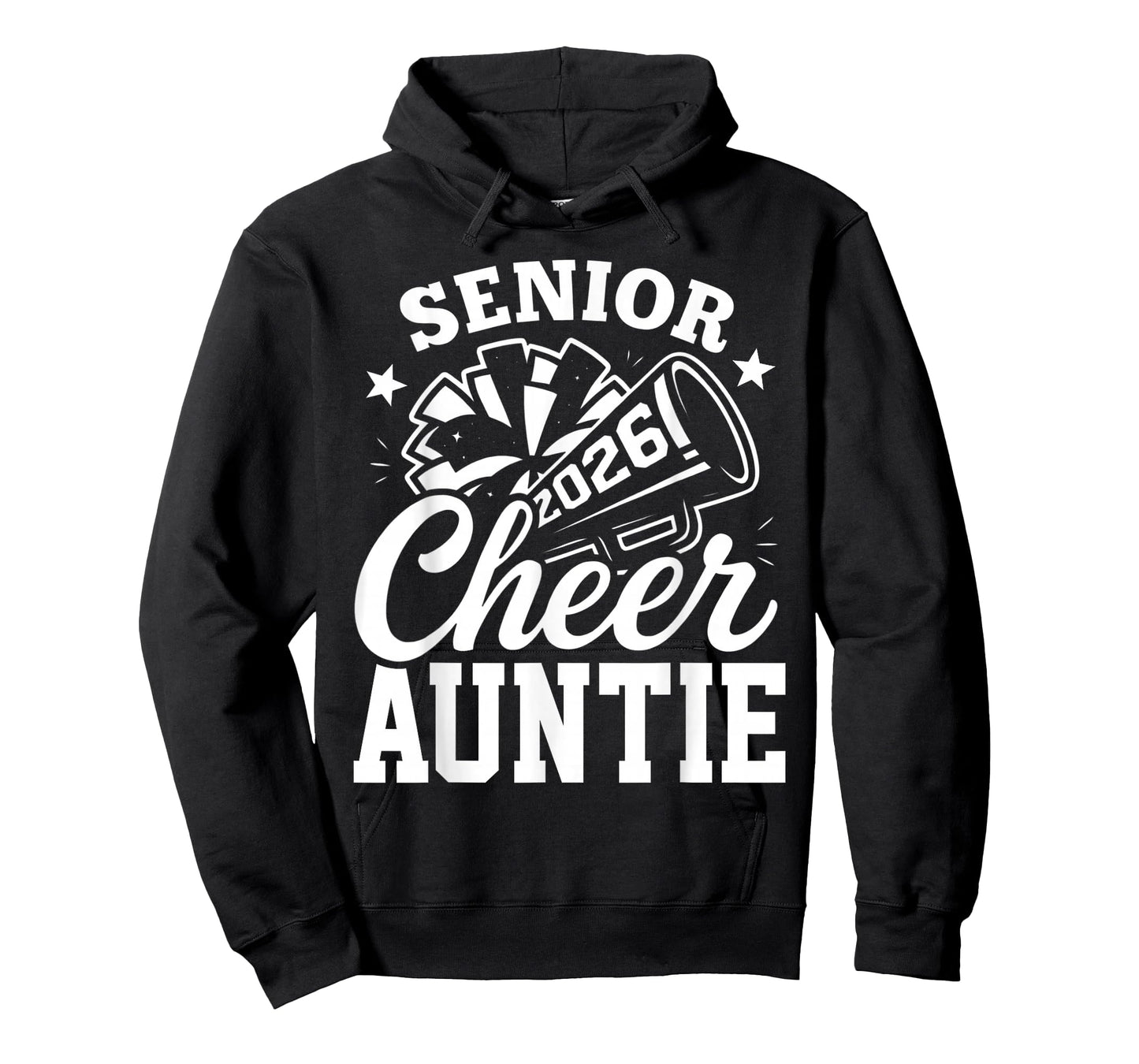Proud Senior Cheer Auntie 2026 Cheerleader Class of 2026 T-Shirt