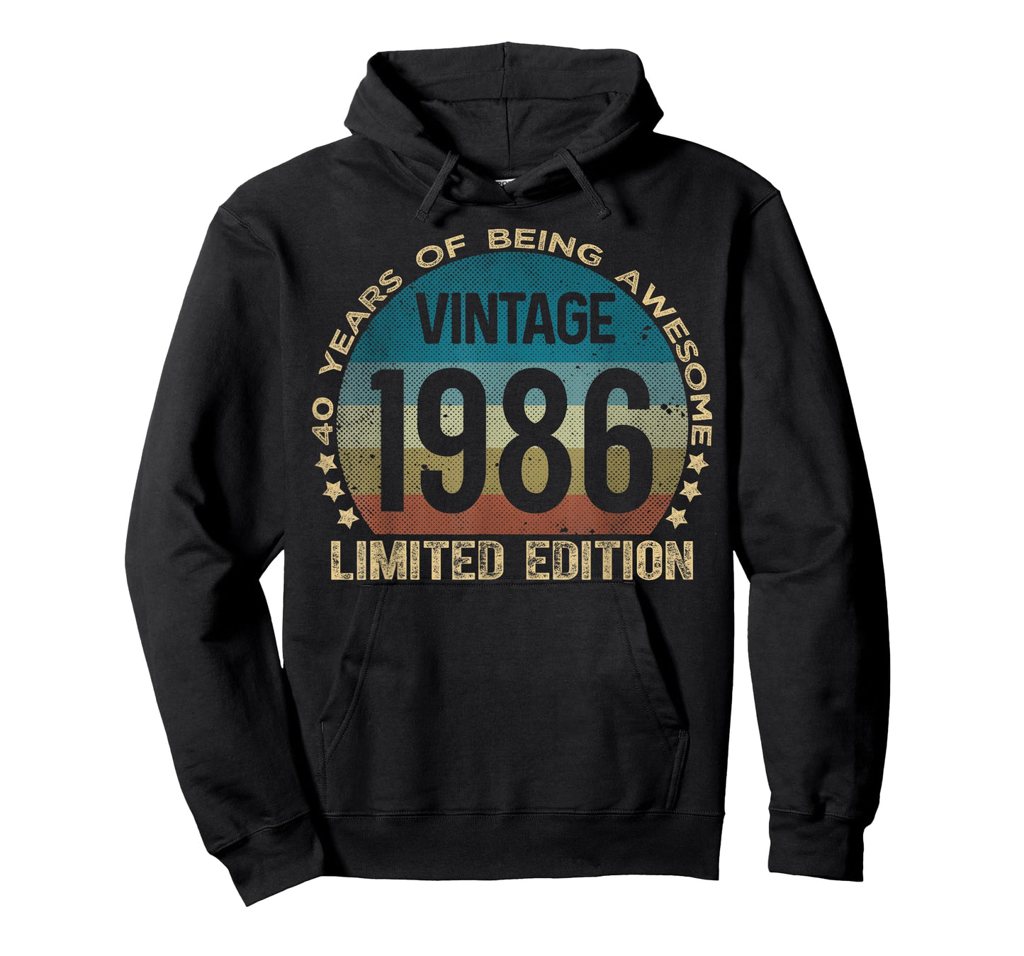 40 Year Old Gifts Vintage 1986 Limited Edition 40th Birthday T-Shirt