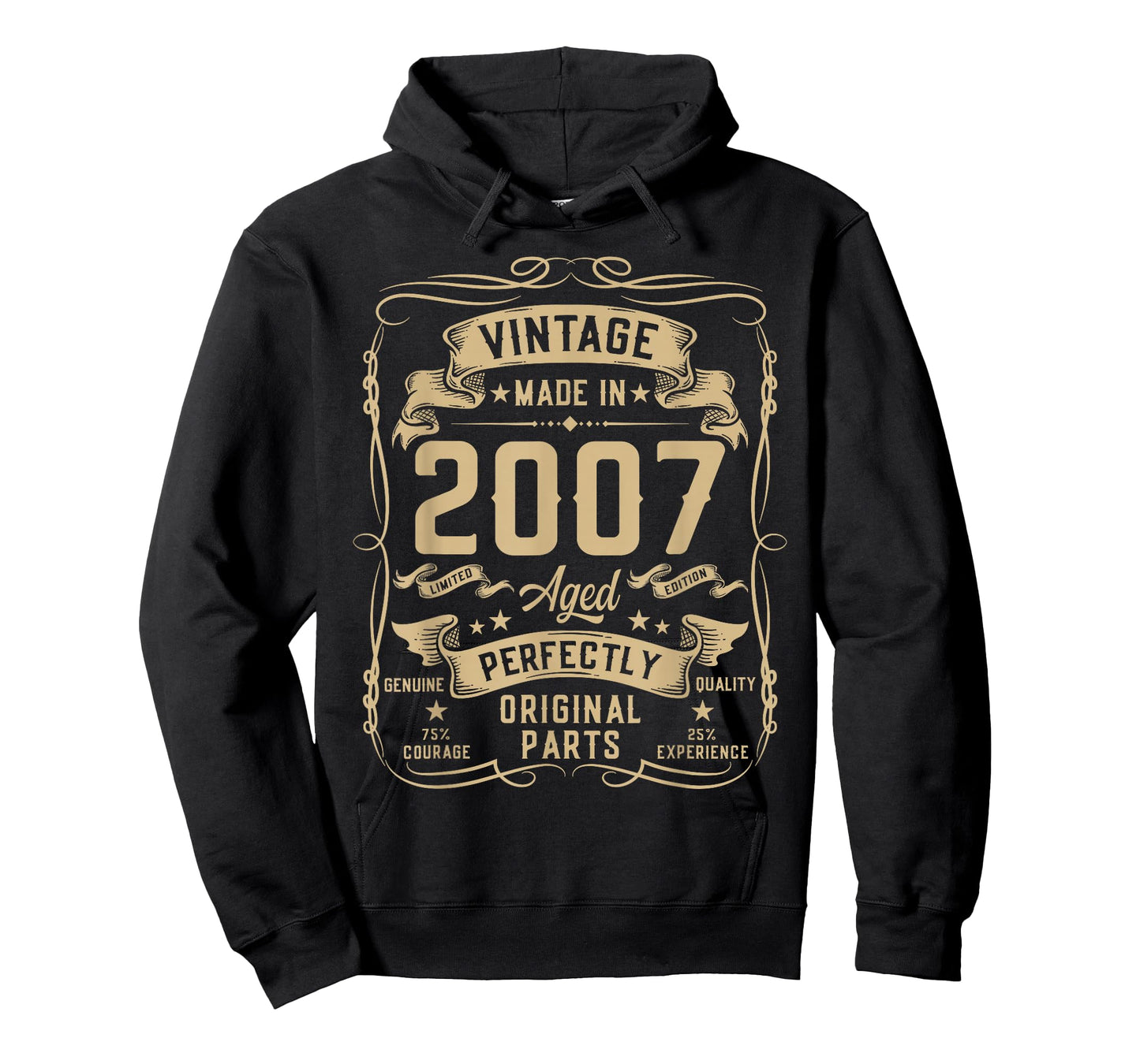 Vintage 2007 19yr 19th Birthday Gifts for Men 19 Years Old T-Shirt
