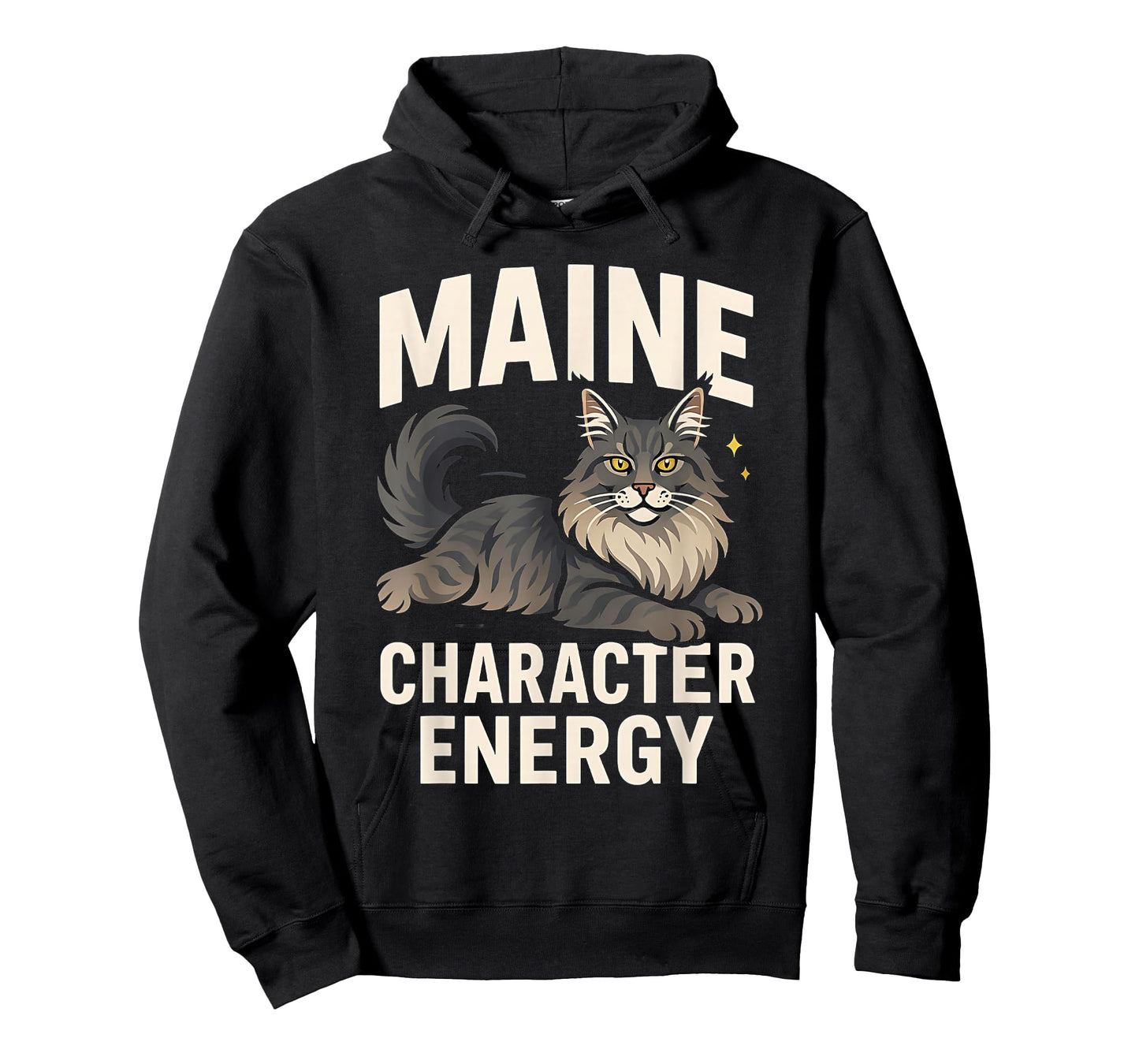 Maine Chrachter Funny Maine Coon Cat Pun for Cat Lovers T-Shirt