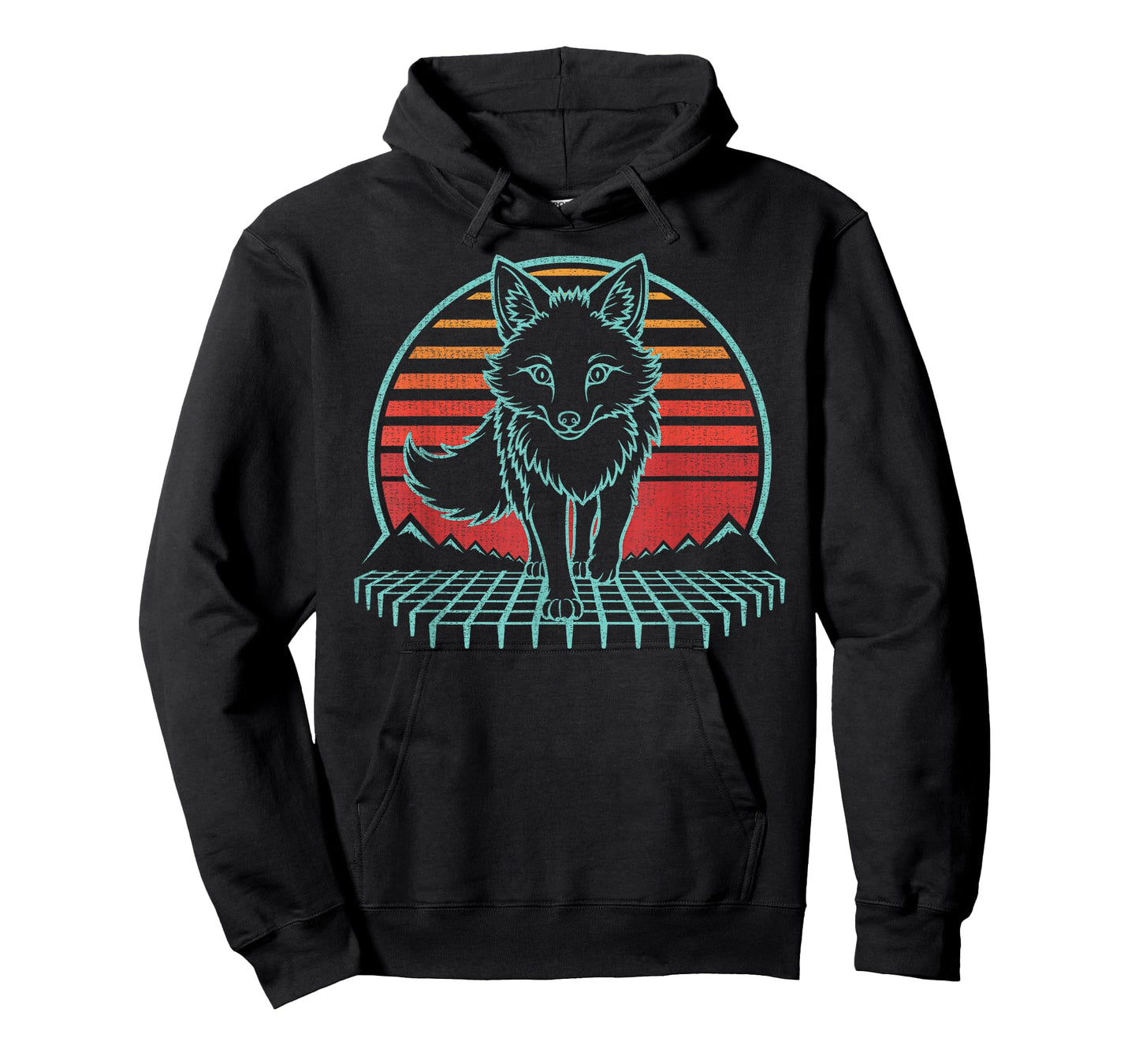 Fox Lover Animal Retro Vintage 80s T-Shirt
