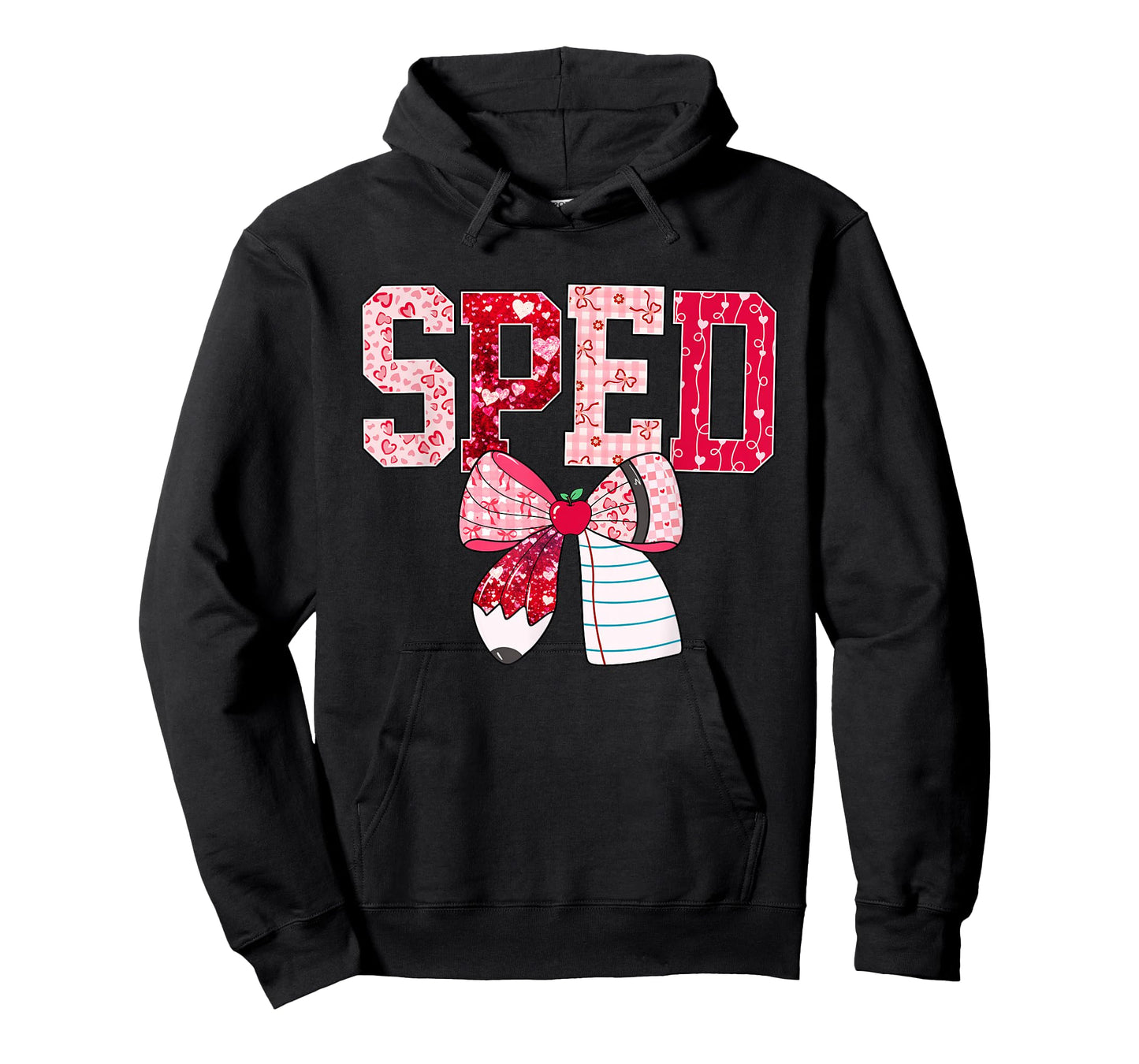 SPED Teacher Valentine Heart Special Education Design T-Shirt