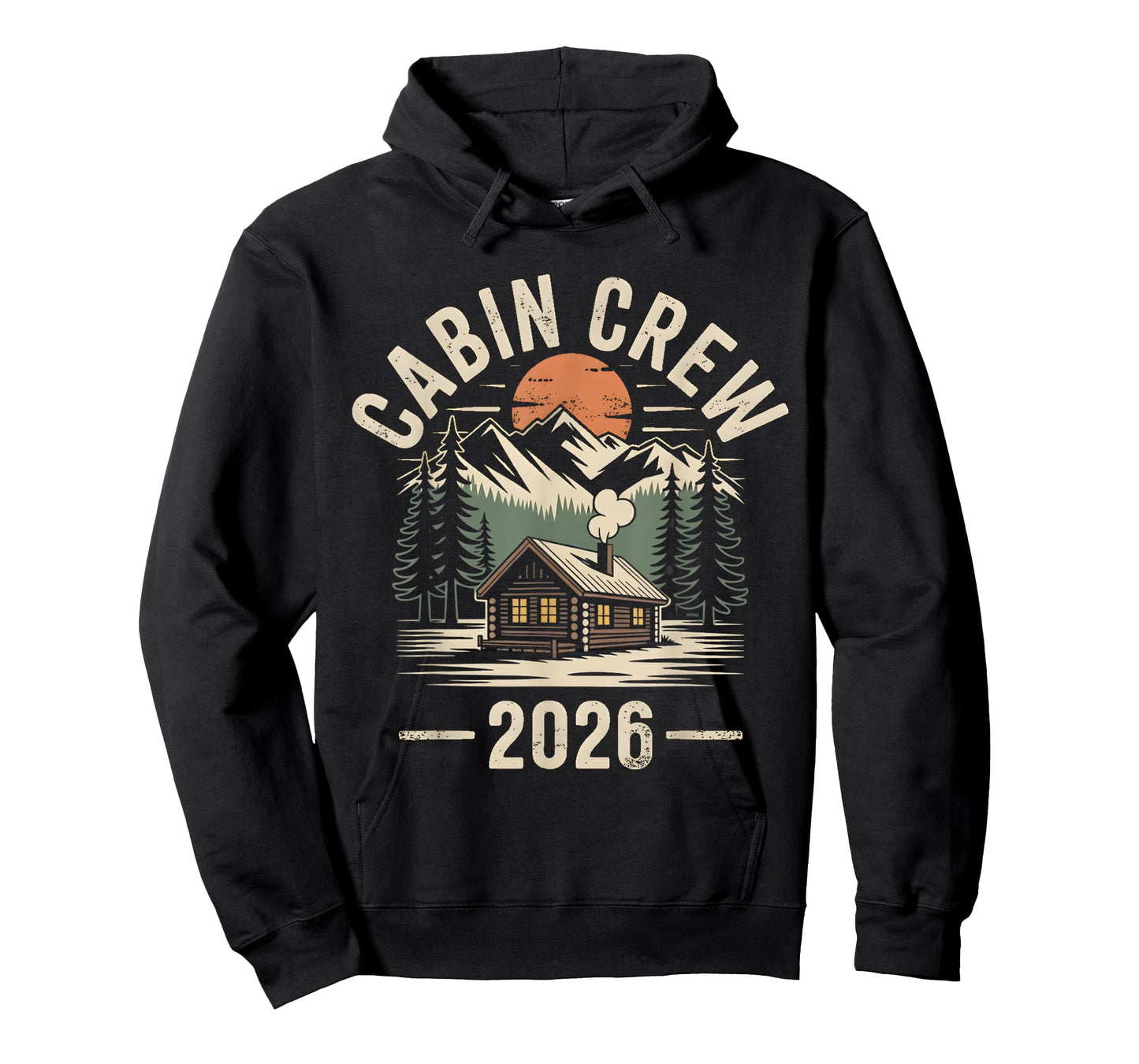 Cabin Crew 2026 Vacation Mountain Family Group Matching T-Shirt