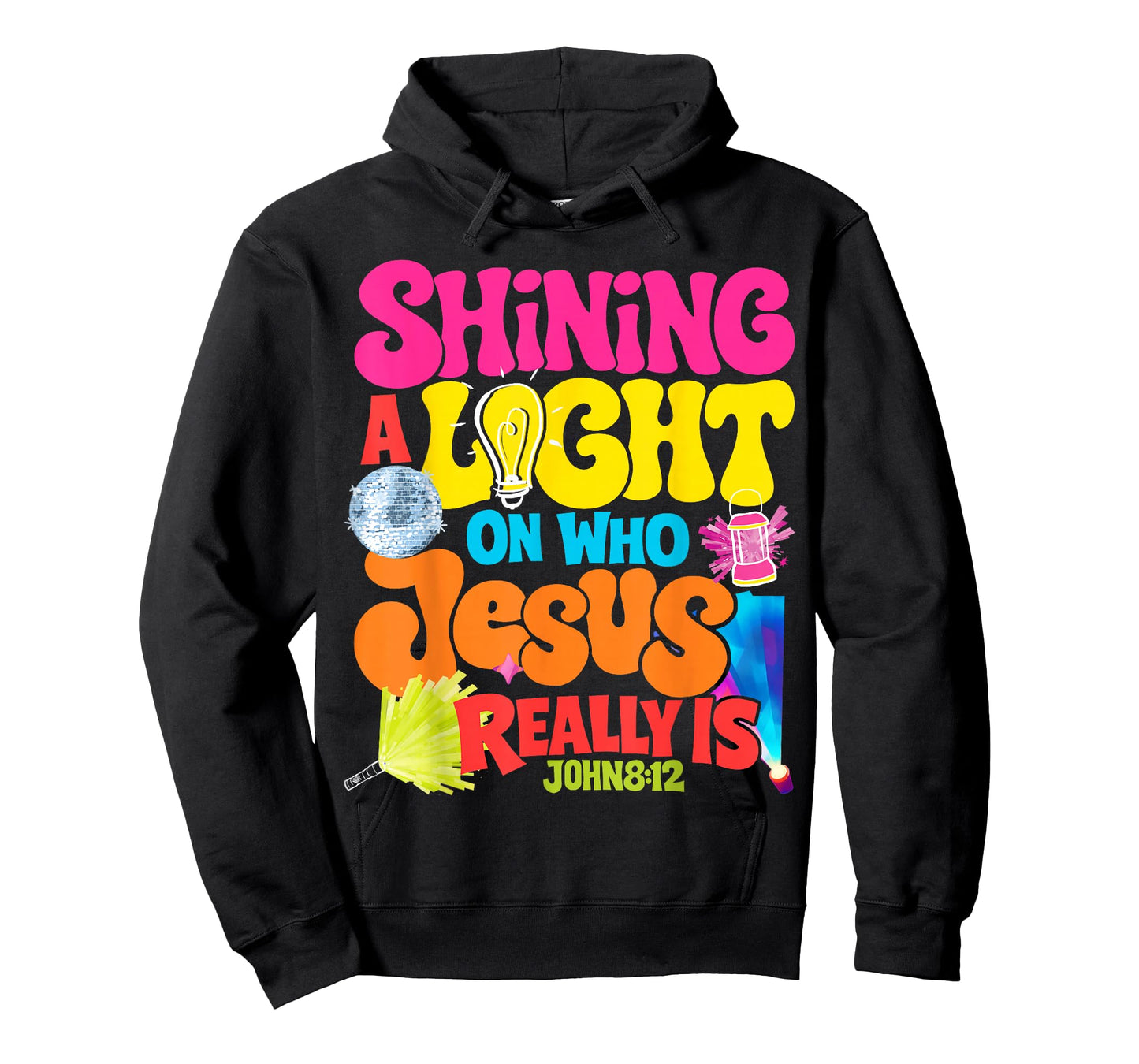 Shining A Light On Who Jesus Really is Cute VBS 2026 Kids T-Shirt