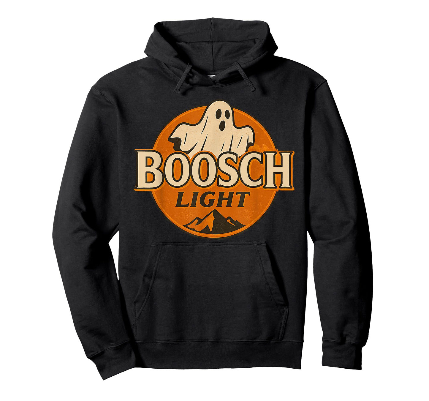 Boosch Light Funny Halloween Ghost Logo T-Shirt