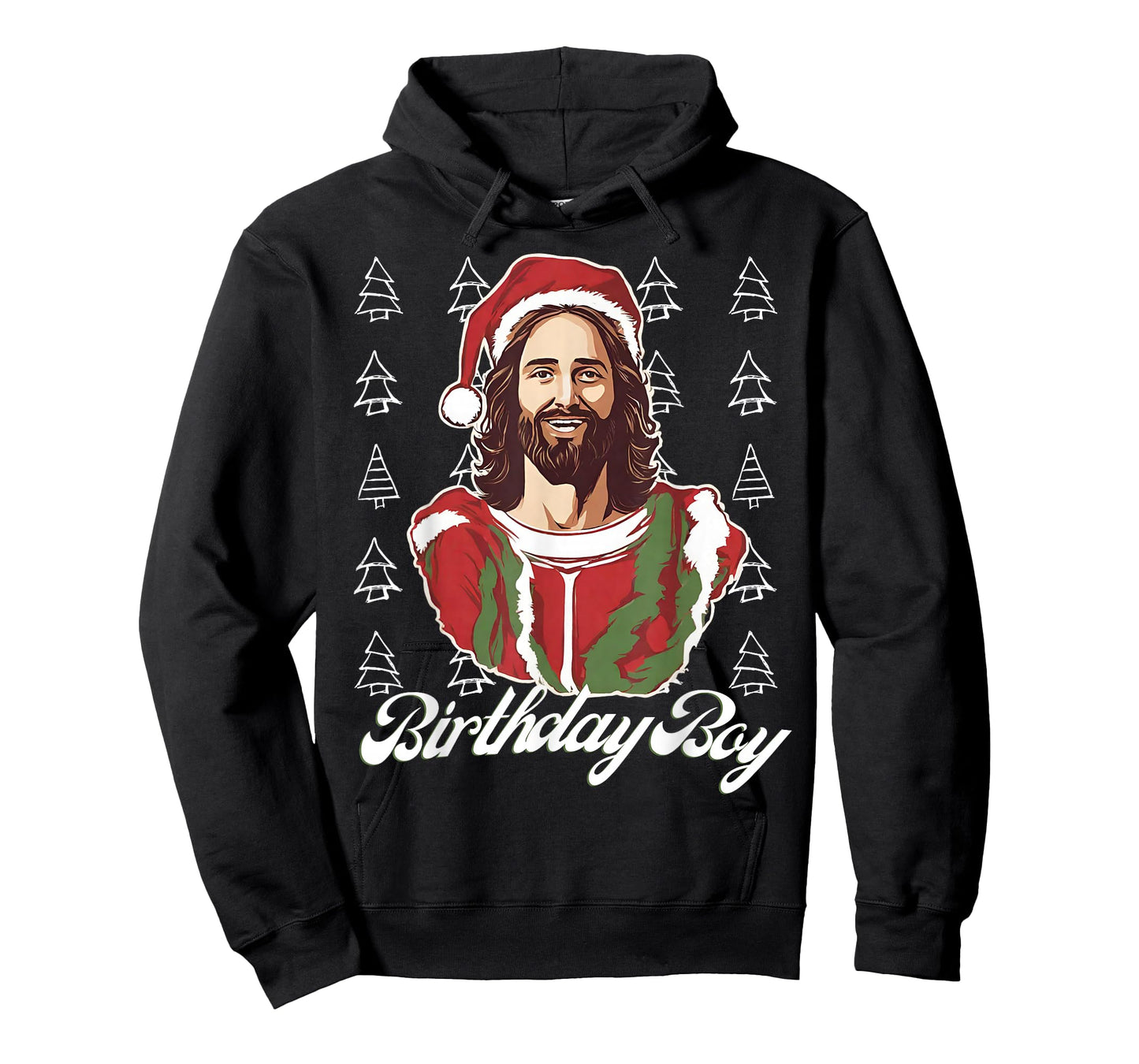 Jesus Birthday Boy Christmas Xmas Holiday Funny Ugly Sweater T-Shirt