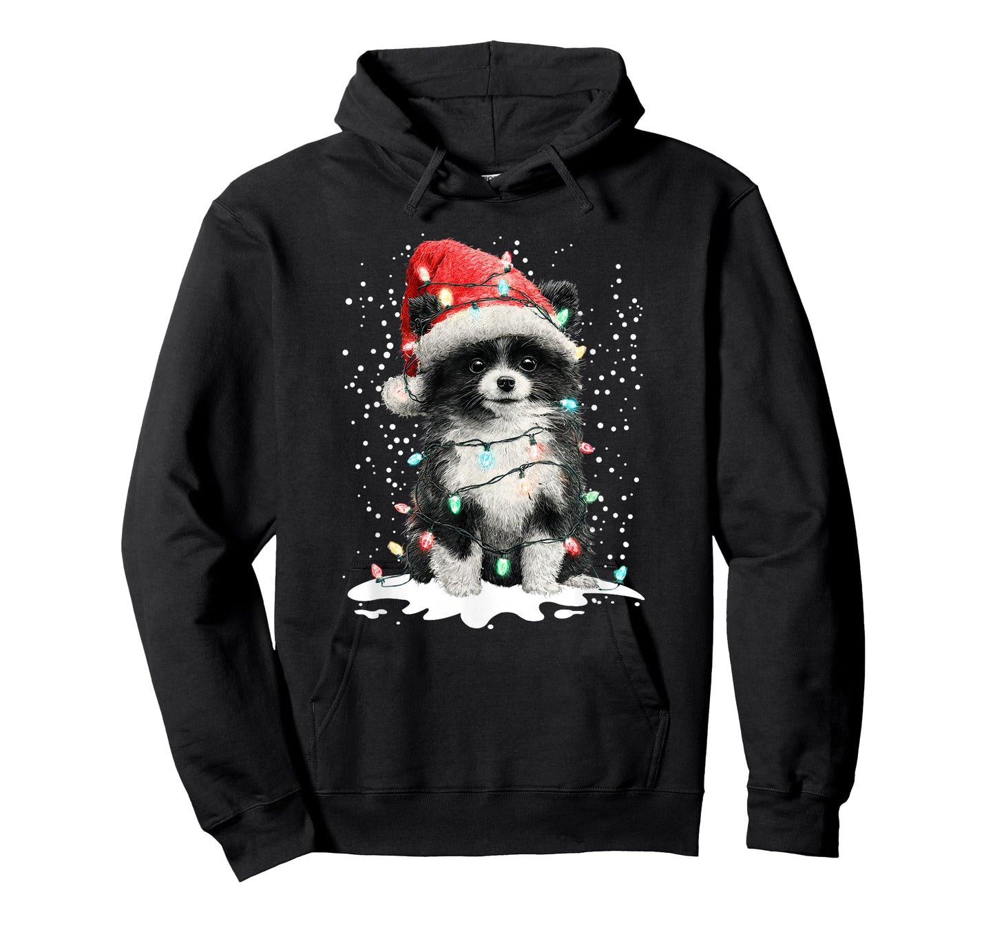 Dog Xmas Men Women Favorite Pomeranian Christmas T-Shirt