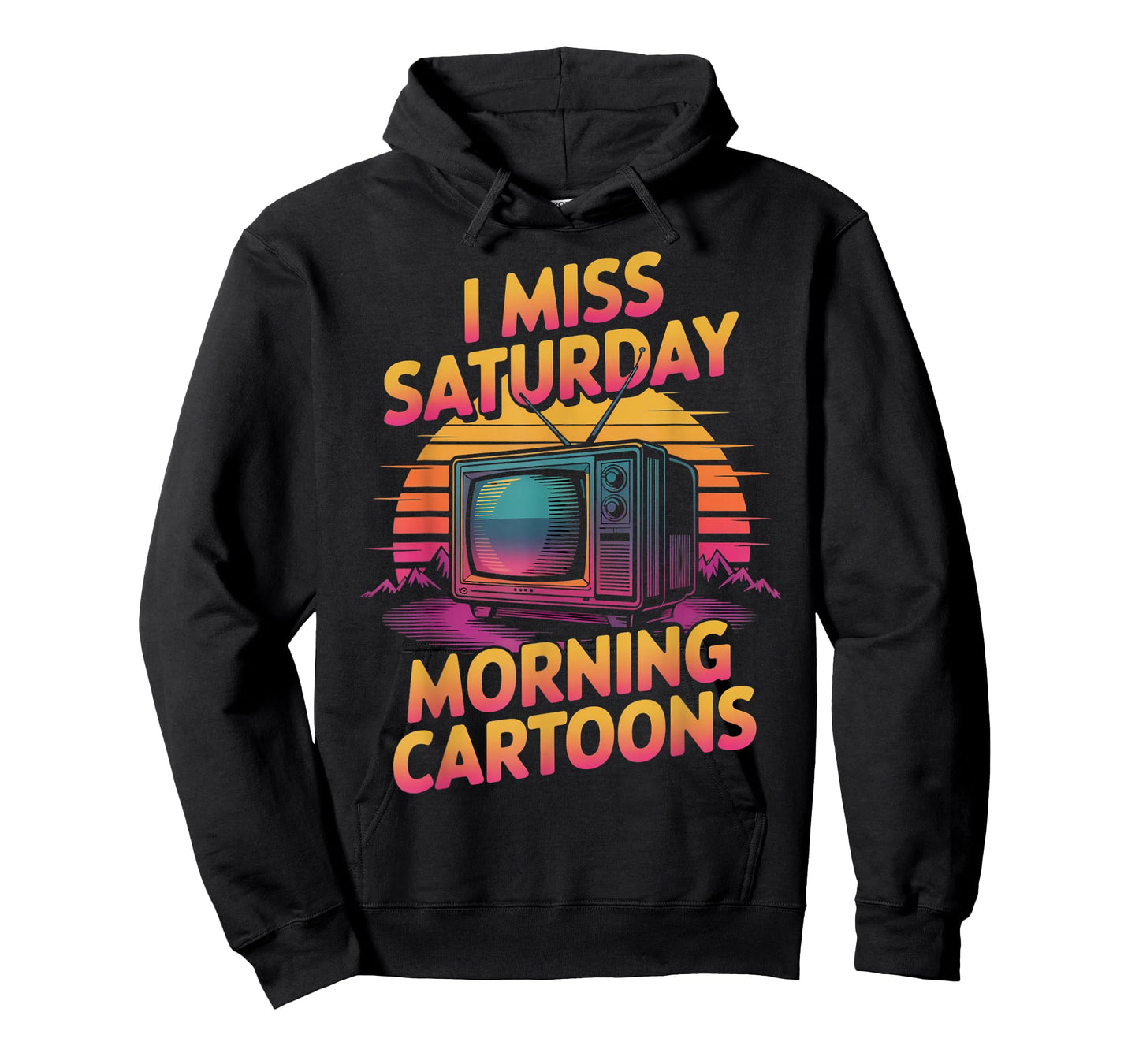 Saturday Morning Cartoons Vintage Nostalgic 1970s 1980s T-Shirt