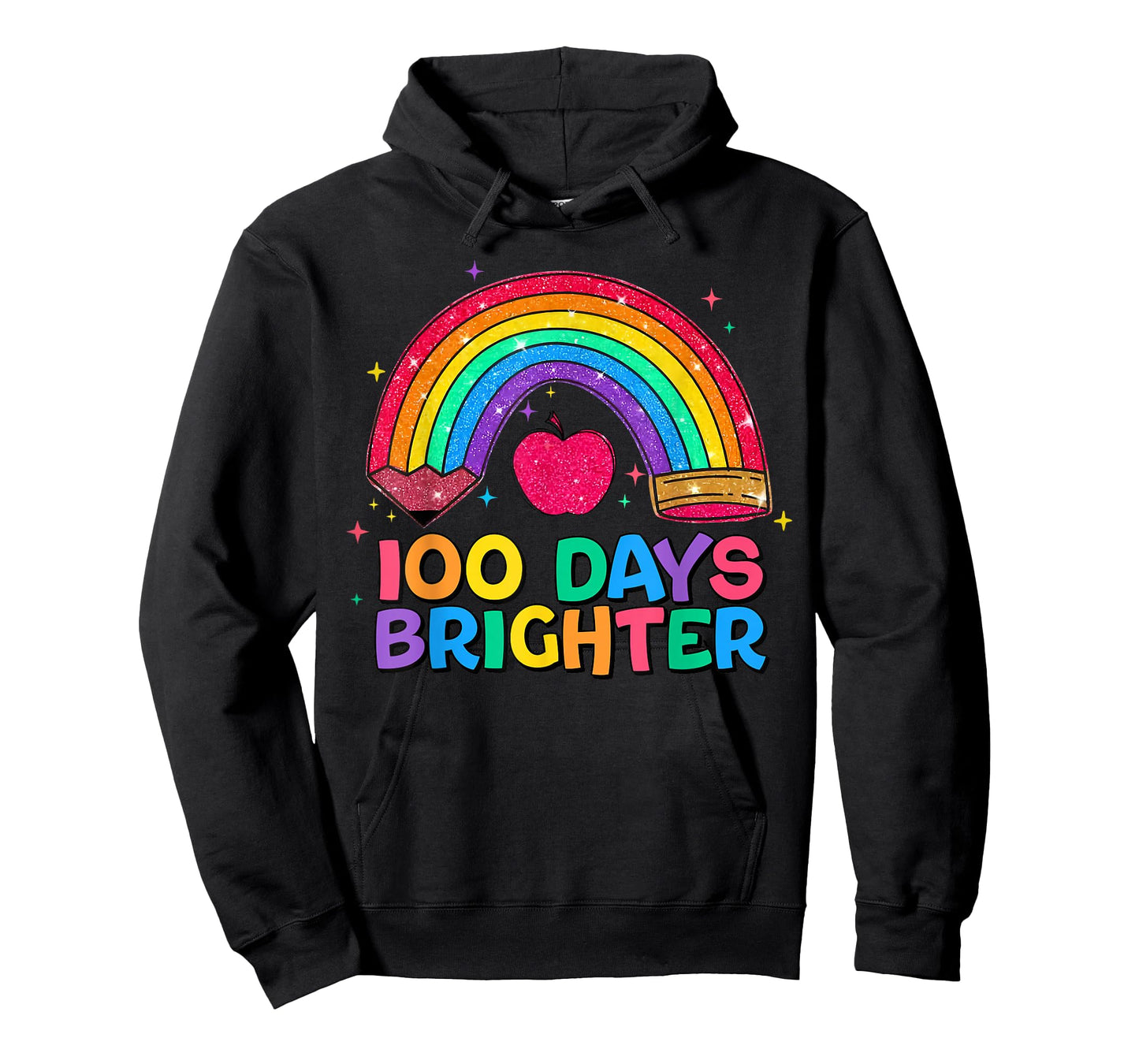 100 Days Brighter Rainbow 100 Days of School Student Teacher T-Shirt
